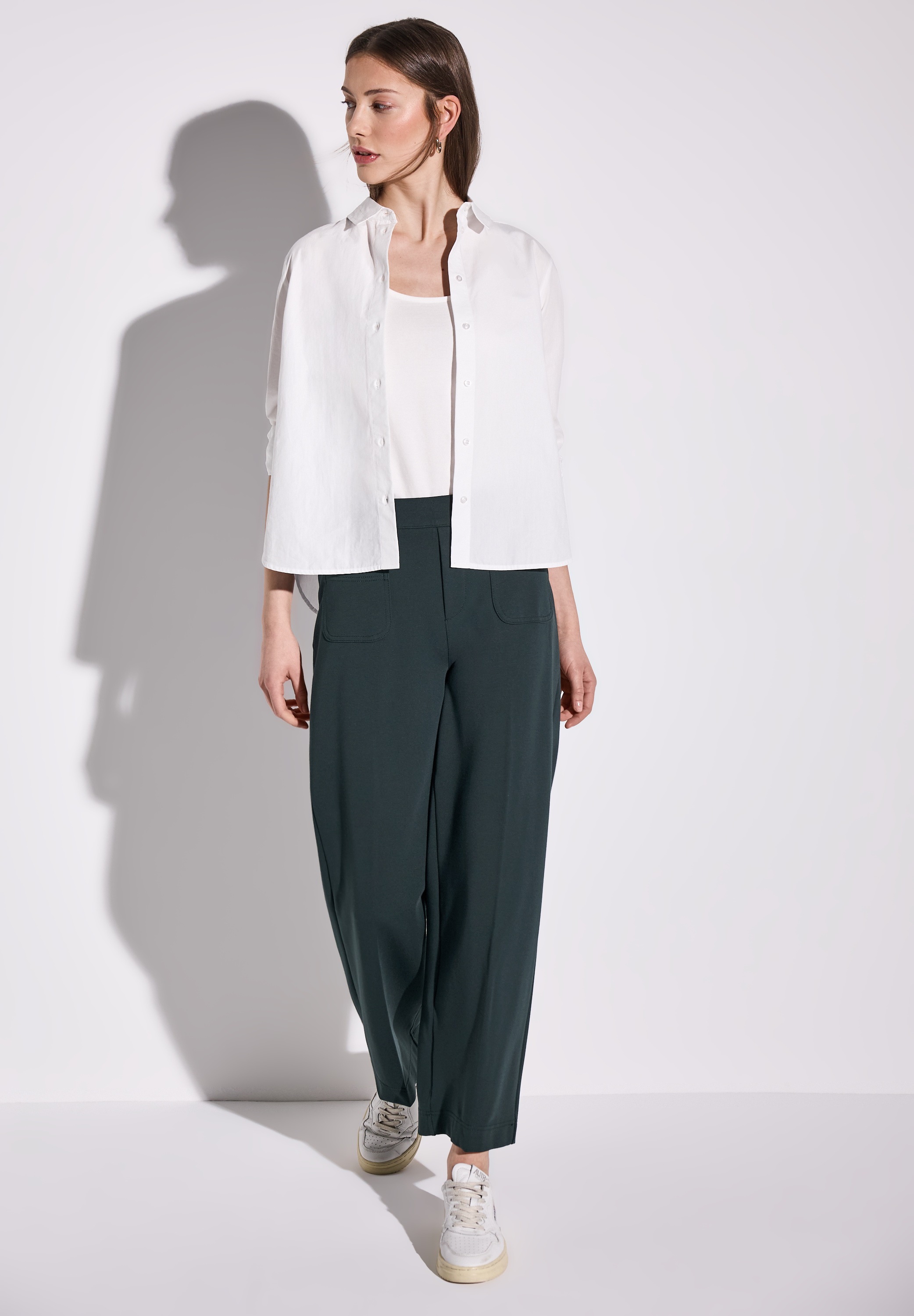STREET ONE Stoffhose, High Waist