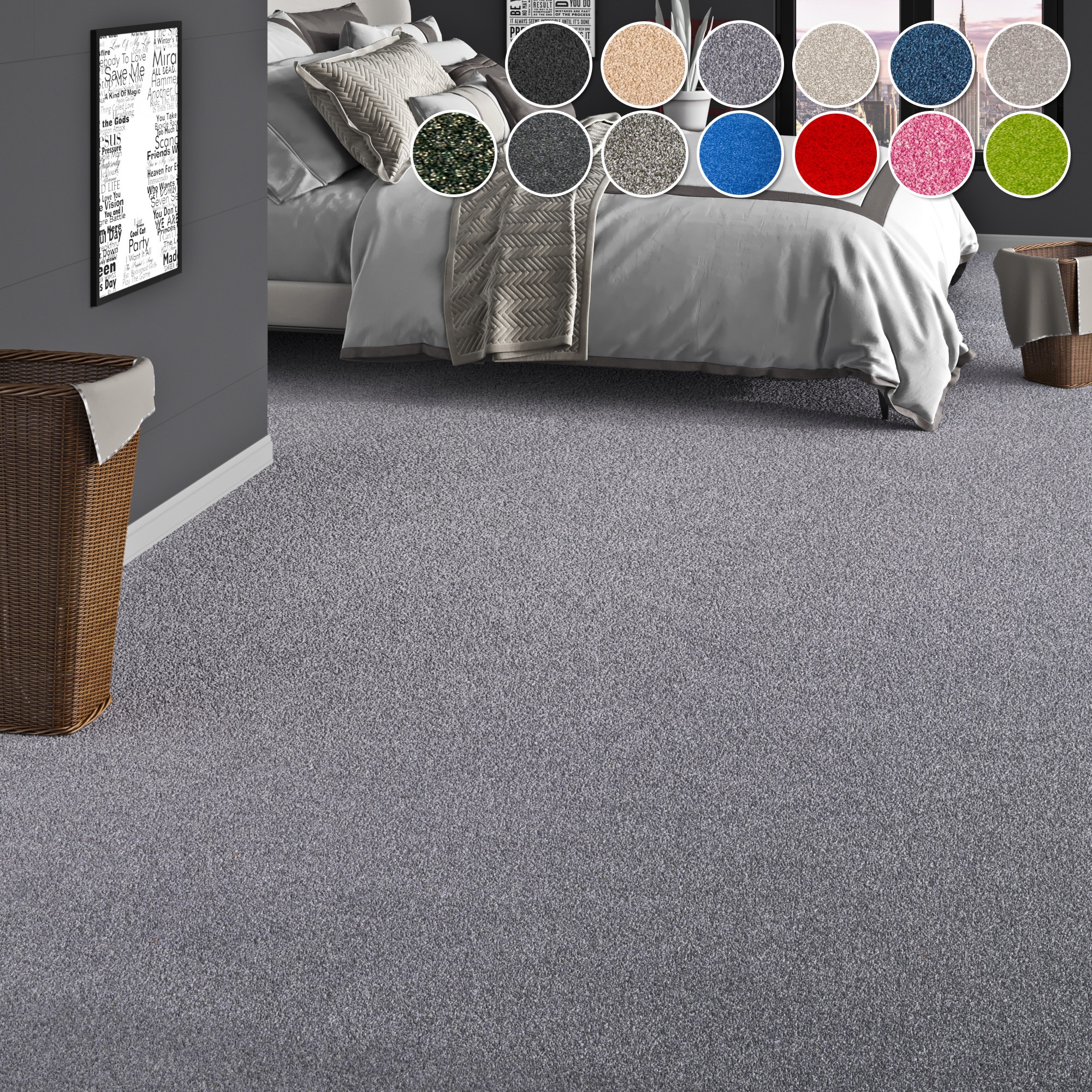 my home Teppichboden "Zephyra, Schlinge, Made in Netherlands" rechteckig 8 günstig online kaufen