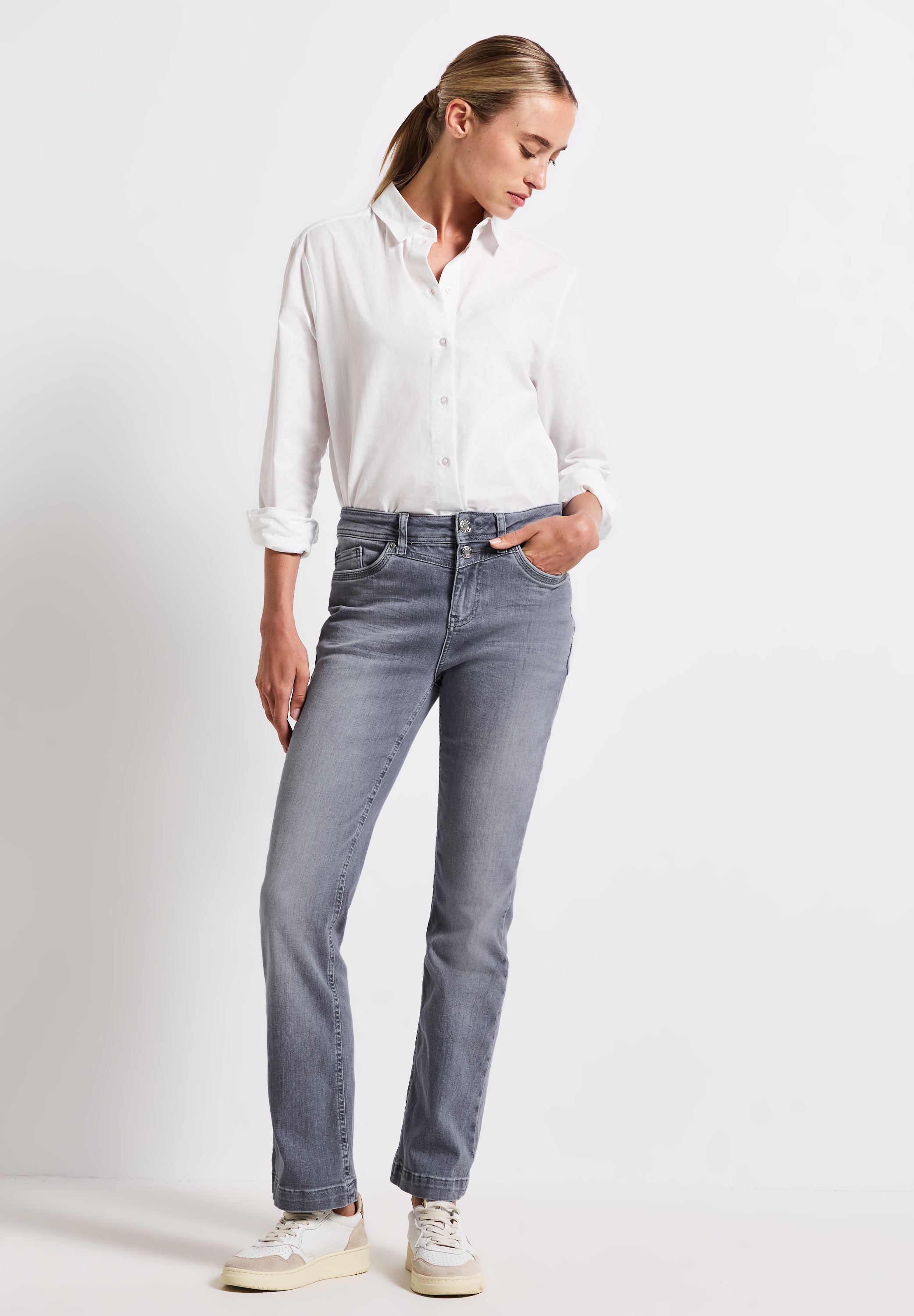 Thumbnail - STREET ONE Bootcut-Jeans im 5-Pocket-Style