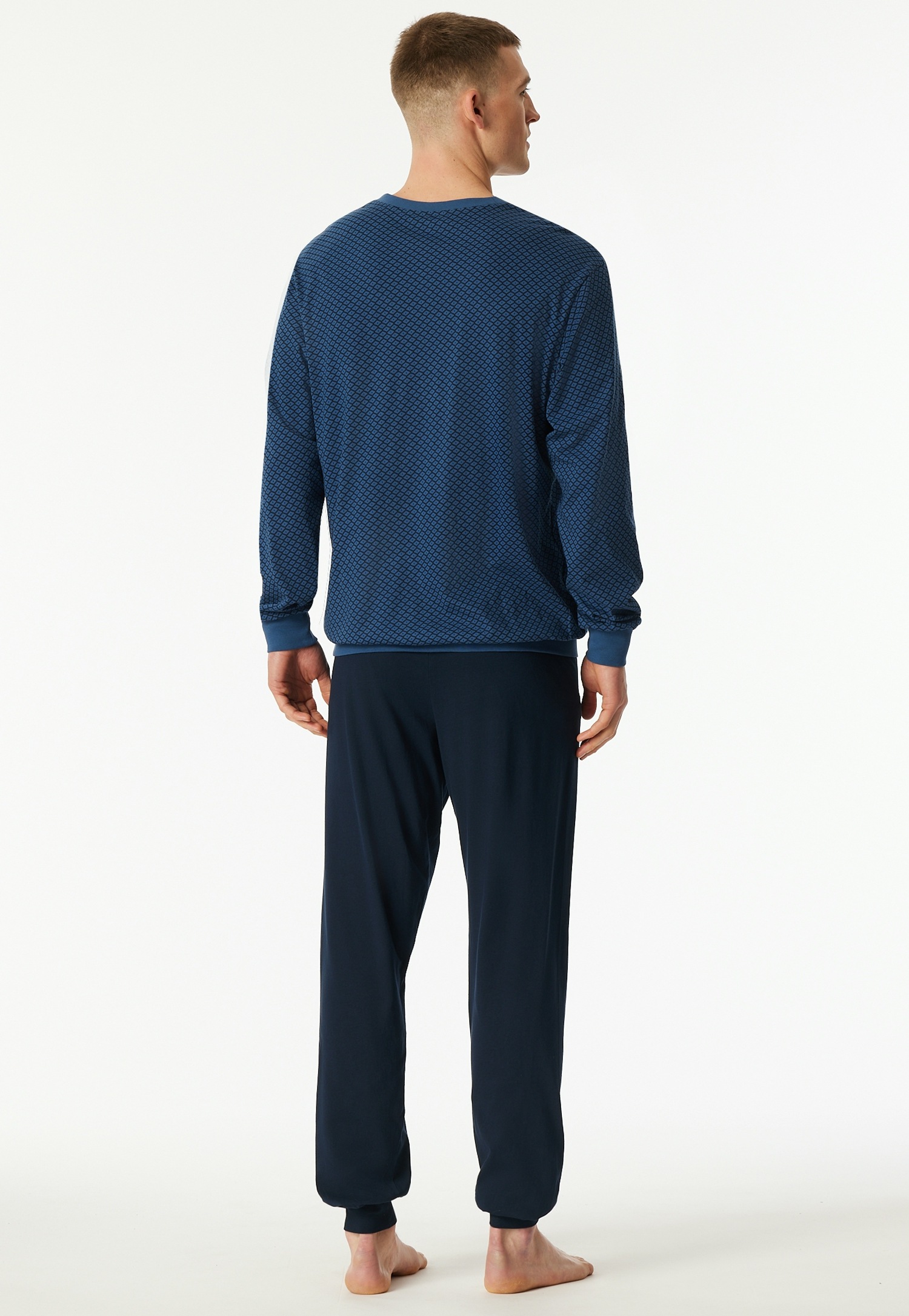 Thumbnail - Schiesser Schlafanzug "Comfort Essentials" 2 tlg. mit angenehmen Bündchen