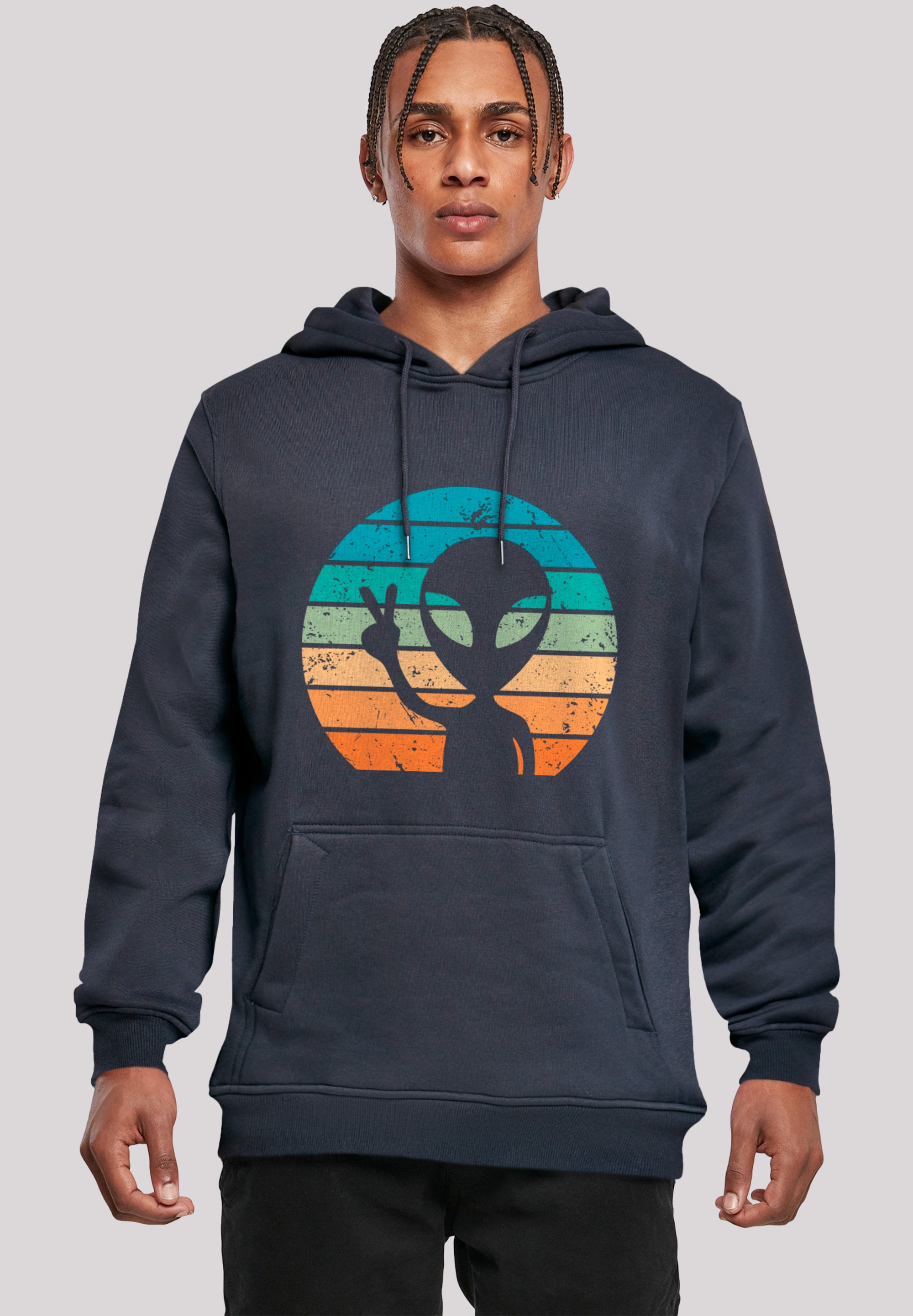 F4NT4STIC Kapuzenpullover "Alien Piece Sonnenuntergang", Premium Qualität günstig online kaufen