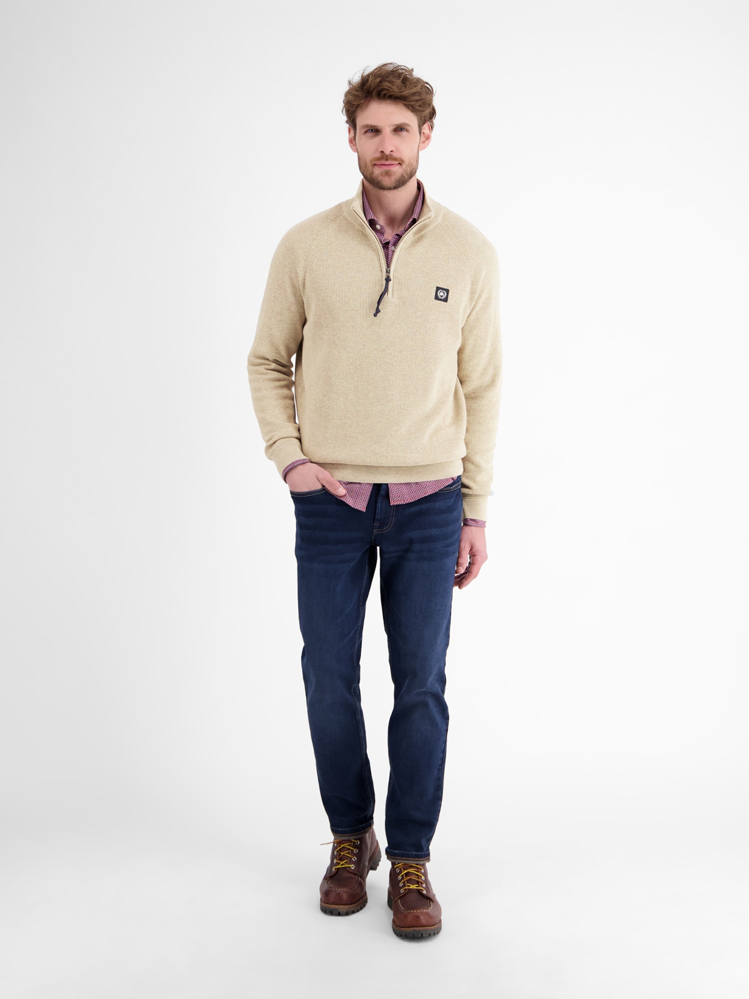 LERROS Strickpullover »LERROS Herren-Stricktroyer«