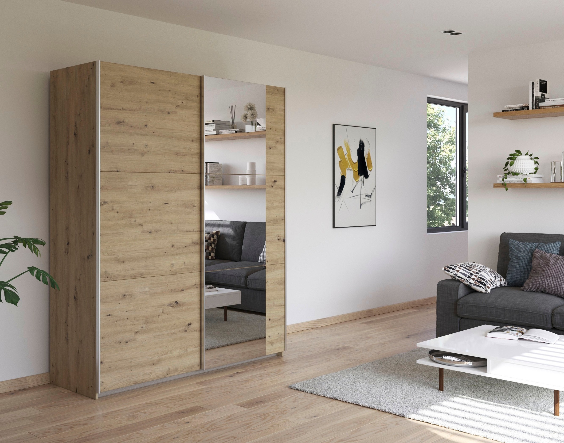 rauch Schwebetürenschrank "Kleiderschrank Drehtürenschrank Schrank Garderob günstig online kaufen