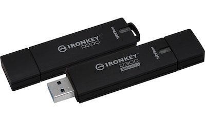 Kingston USB-Stick »IronKey D300 64GB«, (USB 3.2 Lesegeschwindigkeit 250 MB/s) kaufen