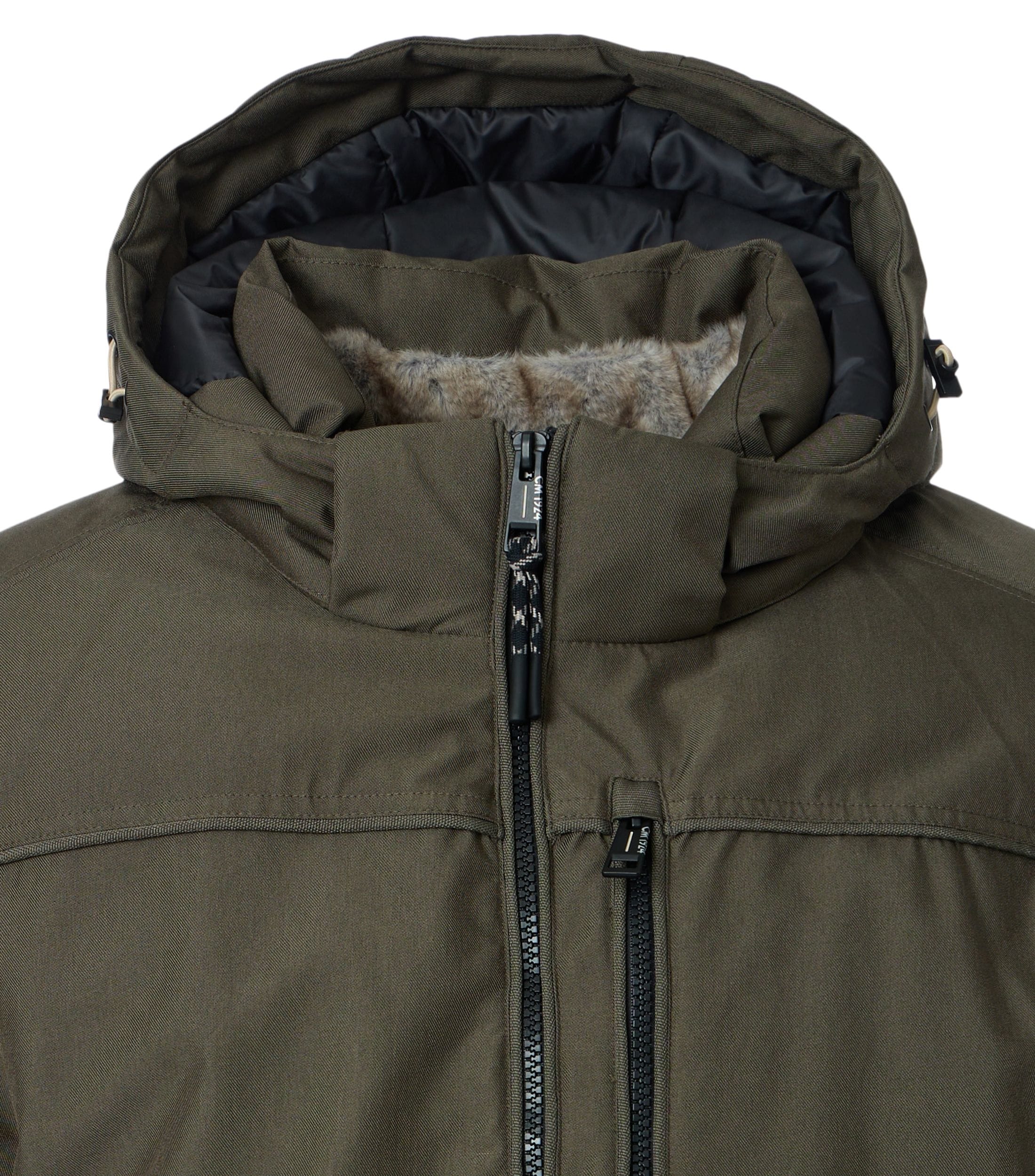 CASAMODA Winterjacke mit Kapuze mit Kapuze und Reißverschluss