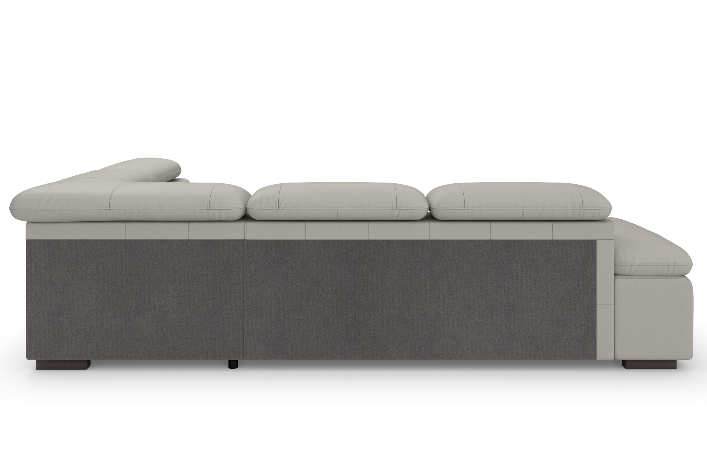 Home affaire Ecksofa »Alberto L-Form«, mit Kopfteilverstellung, wahlweise mit Bettfunktion