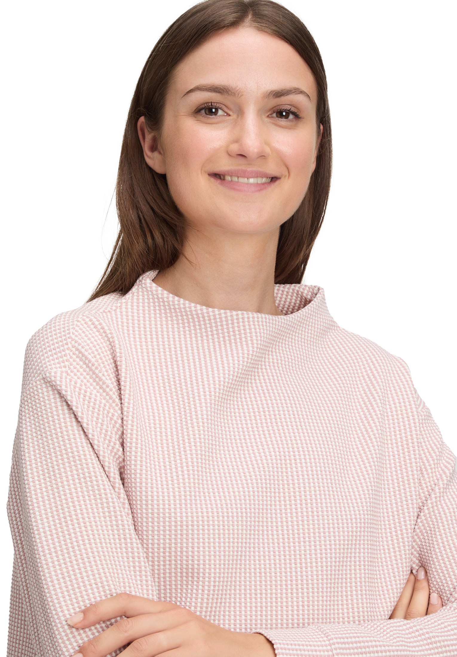 Betty&Co Sweatshirt »Damen mit Struktur«
