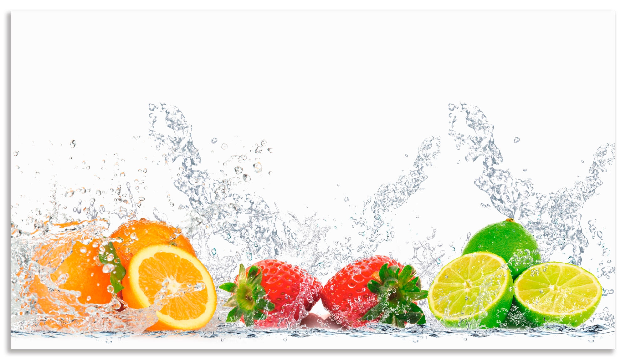 Artland Küchenrückwand "Fruchtig erfrischend gesund Fruchtmix" Alu Spritzsc günstig online kaufen