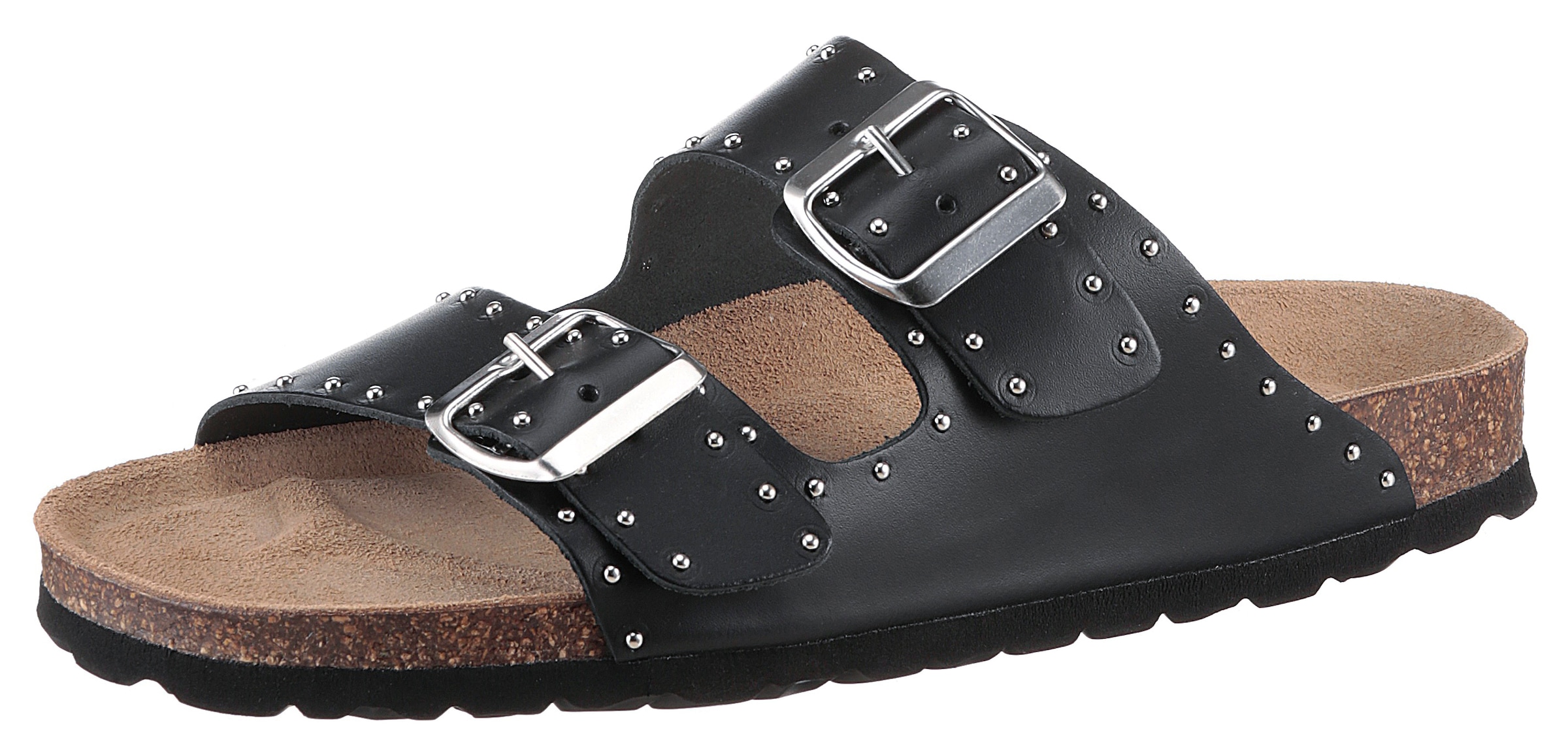 Aniston SHOES Pantolette, Sommerschuh, Strandschuh, Nieten - NEUE KOLLEKTION