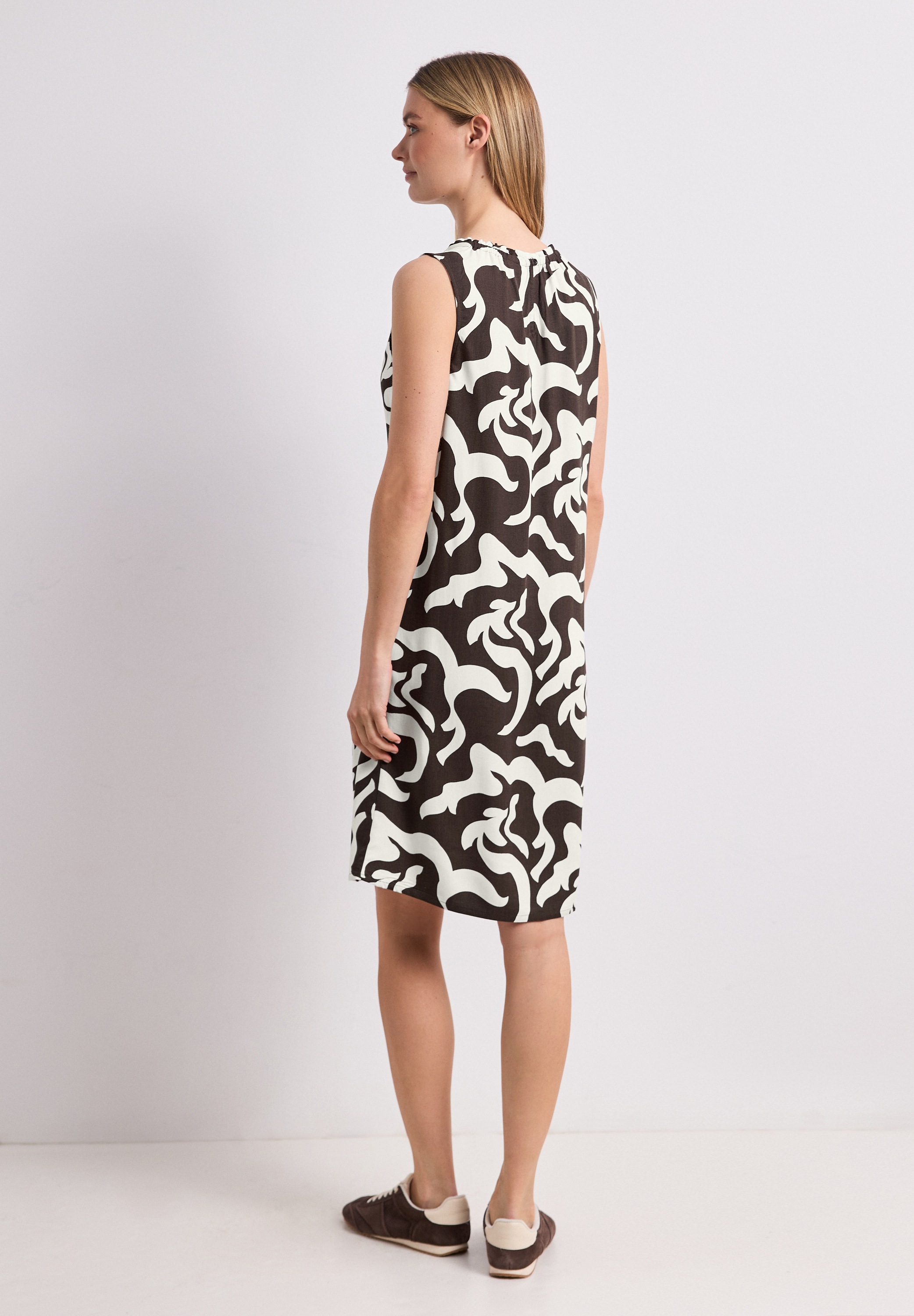 STREET ONE Midikleid Ohne Taschen aus Viskose