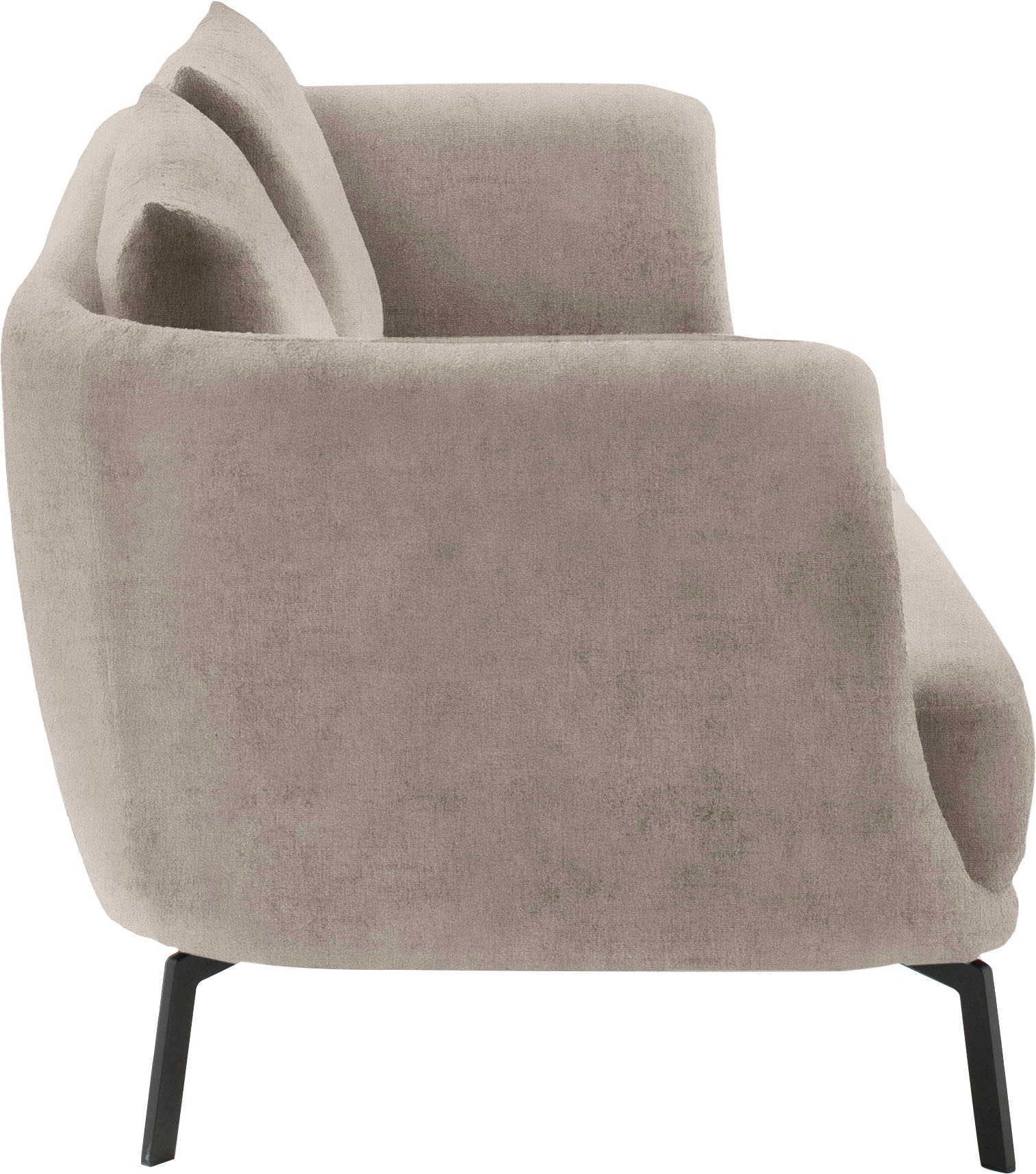 SCHÖNER WOHNEN-Kollektion 3-Sitzer »Pearl - 5 Jahre Hersteller-Garantie, auch in Bouclé«, Maße (B/H/T): 210/71/91 cm, Füße Metall