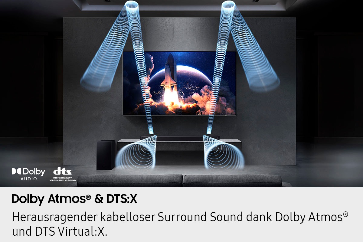 Samsung Soundbar »HW-Q610GF Q-Soundbar«, 3.1.2-Kanal Surround System, Dolby Atmos I DTS:X, Adaptive Sound