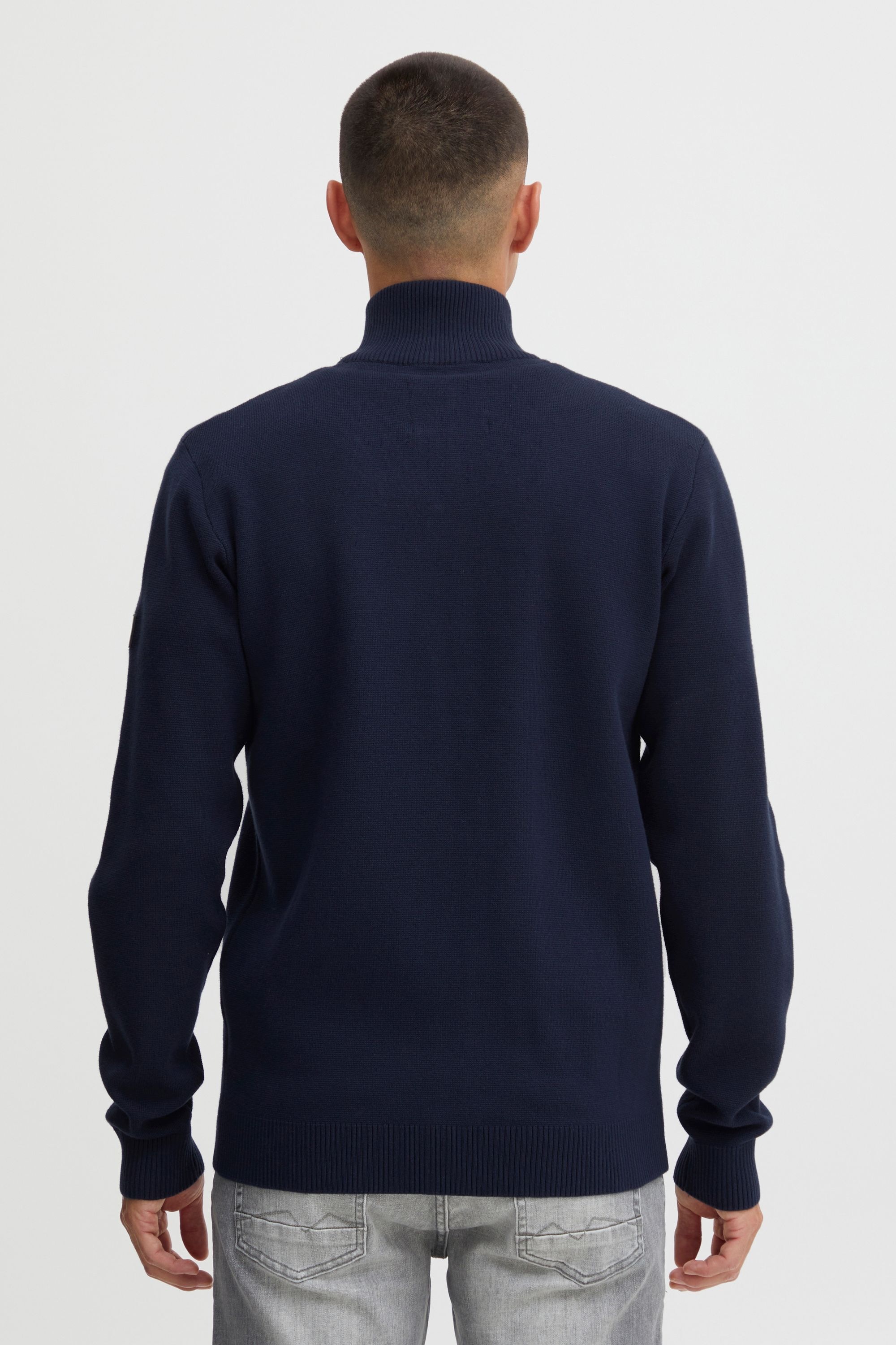 Indicode IDMedan Knit Jacket Men Navy Size L 3