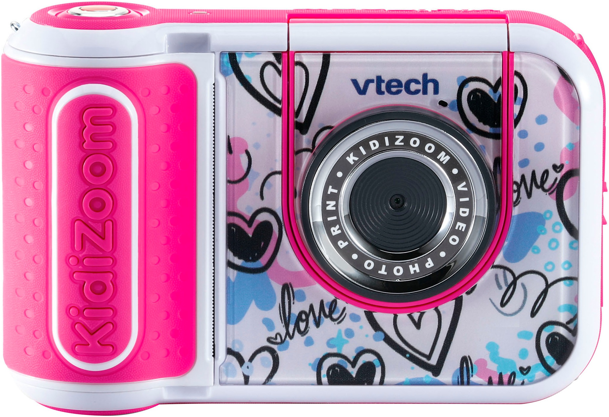 Vtech® Kinderkamera »KidiZoom Print Cam + Scrapbook Bundle«, 5 MP, mit eingebautem Thermodrucker, inkl, Thermopapier, Scrapbook + Stift