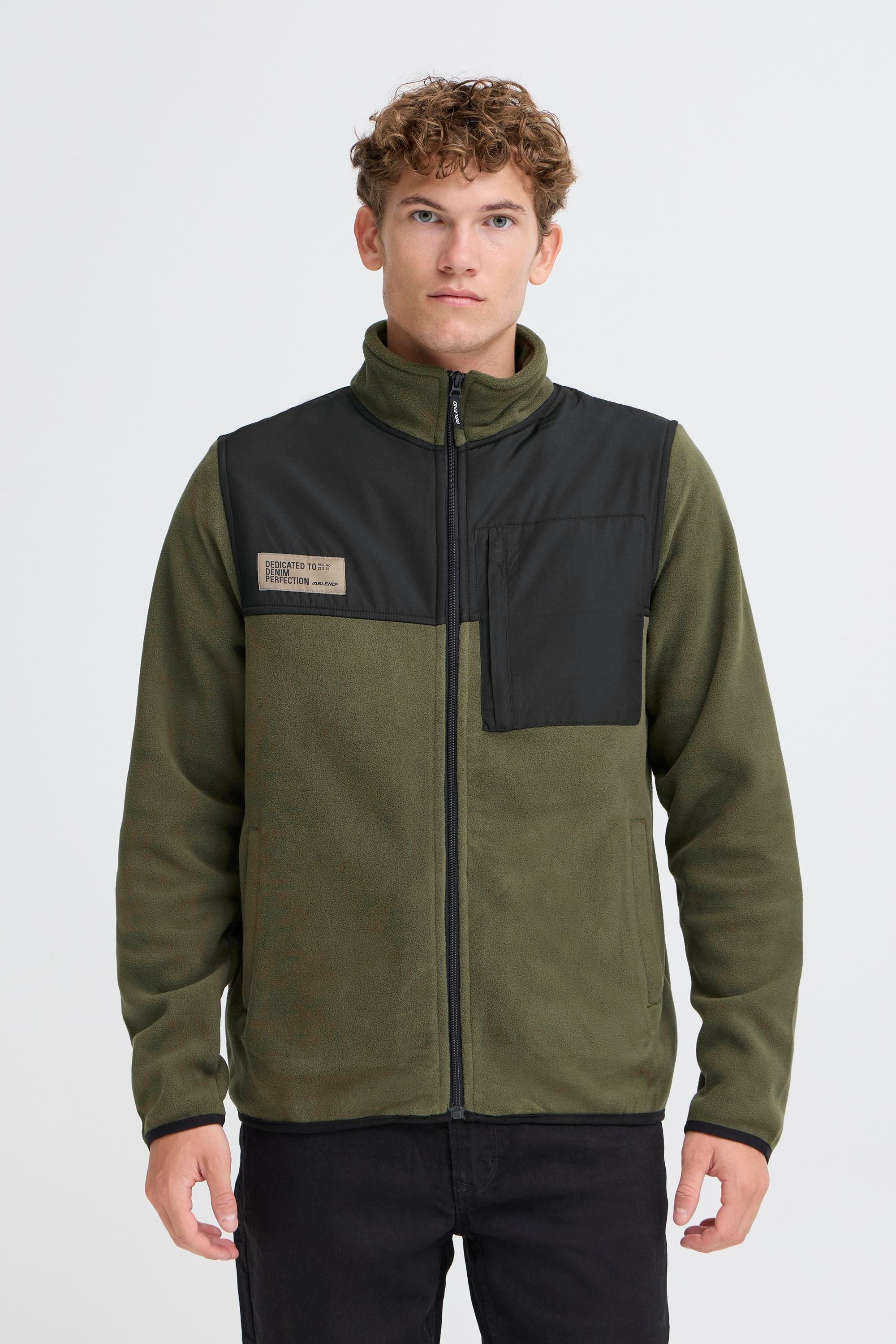 Blend Cardigan "BHMas", Gemütliche Fleecejacke mit praktischen Taschen günstig online kaufen