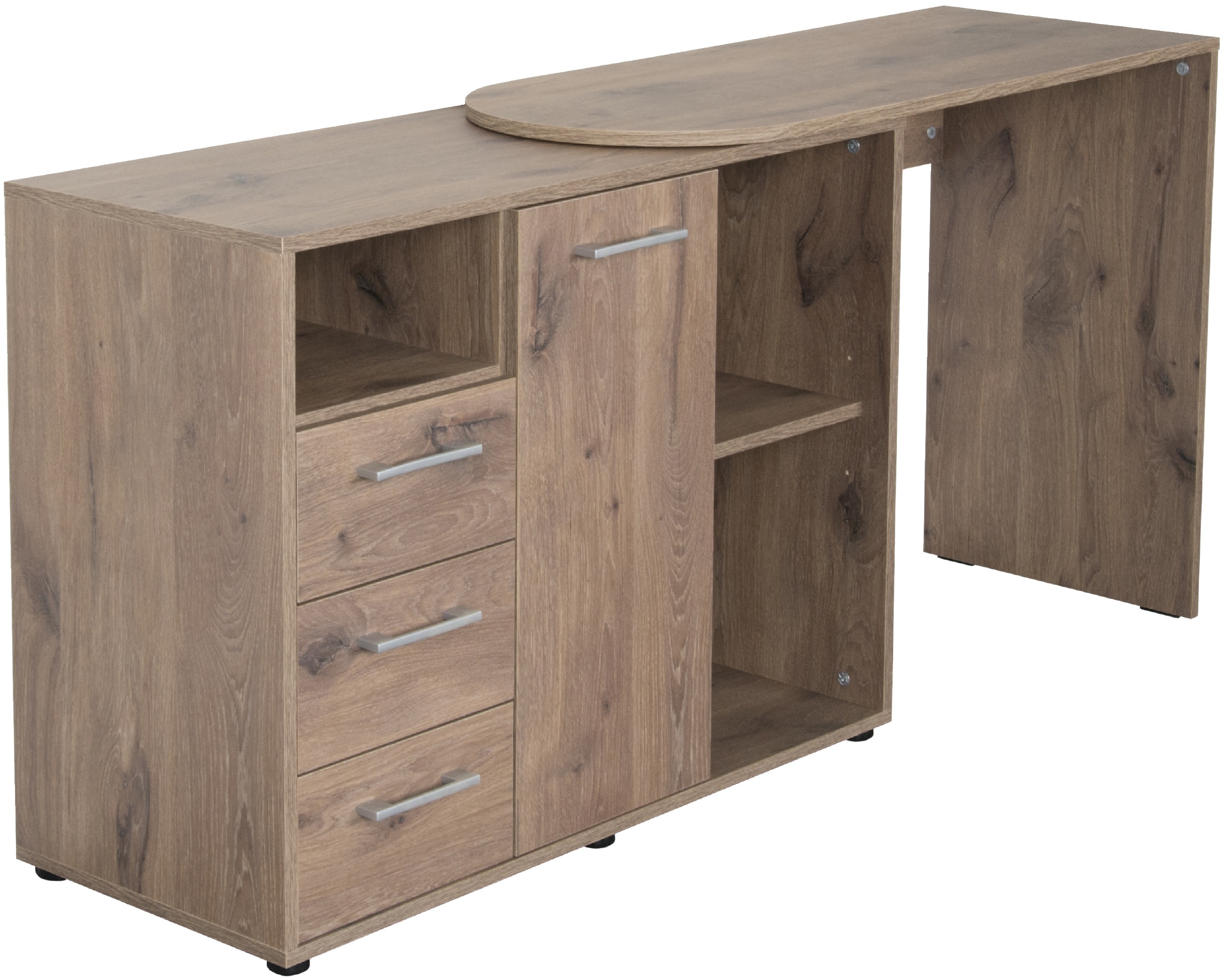 VOGL Möbelfabrik Schreibtisch, schwenkbare Tischplatte, platzsparend, Made in Germany