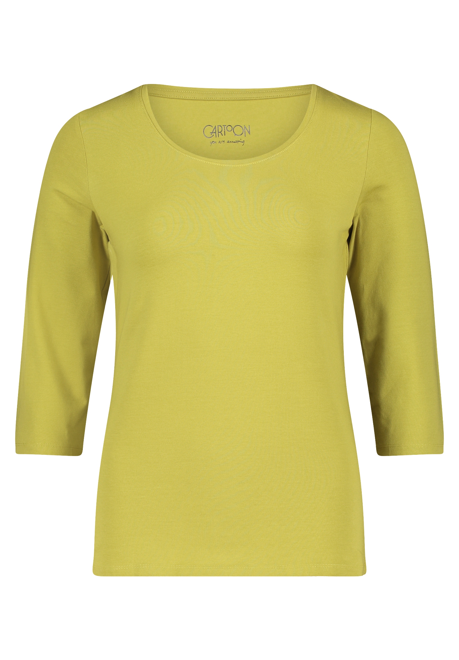 Cartoon 3/4-Arm-Shirt »Cartoon Basic Shirt mit Rundhalsausschnitt«, (1 tlg.), Form