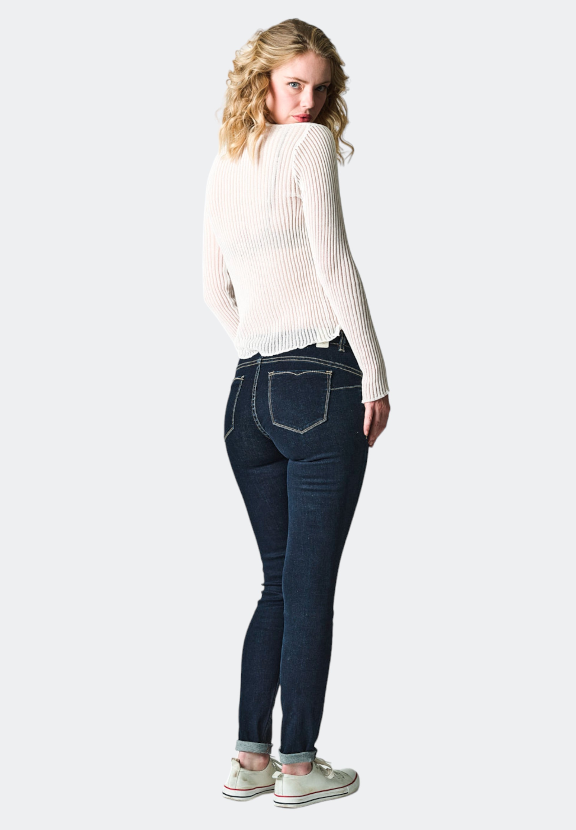 FIVE FELLAS Skinny-fit-Jeans »ZOE«, nachhaltig, Italien, Power Stretch, magic shape
