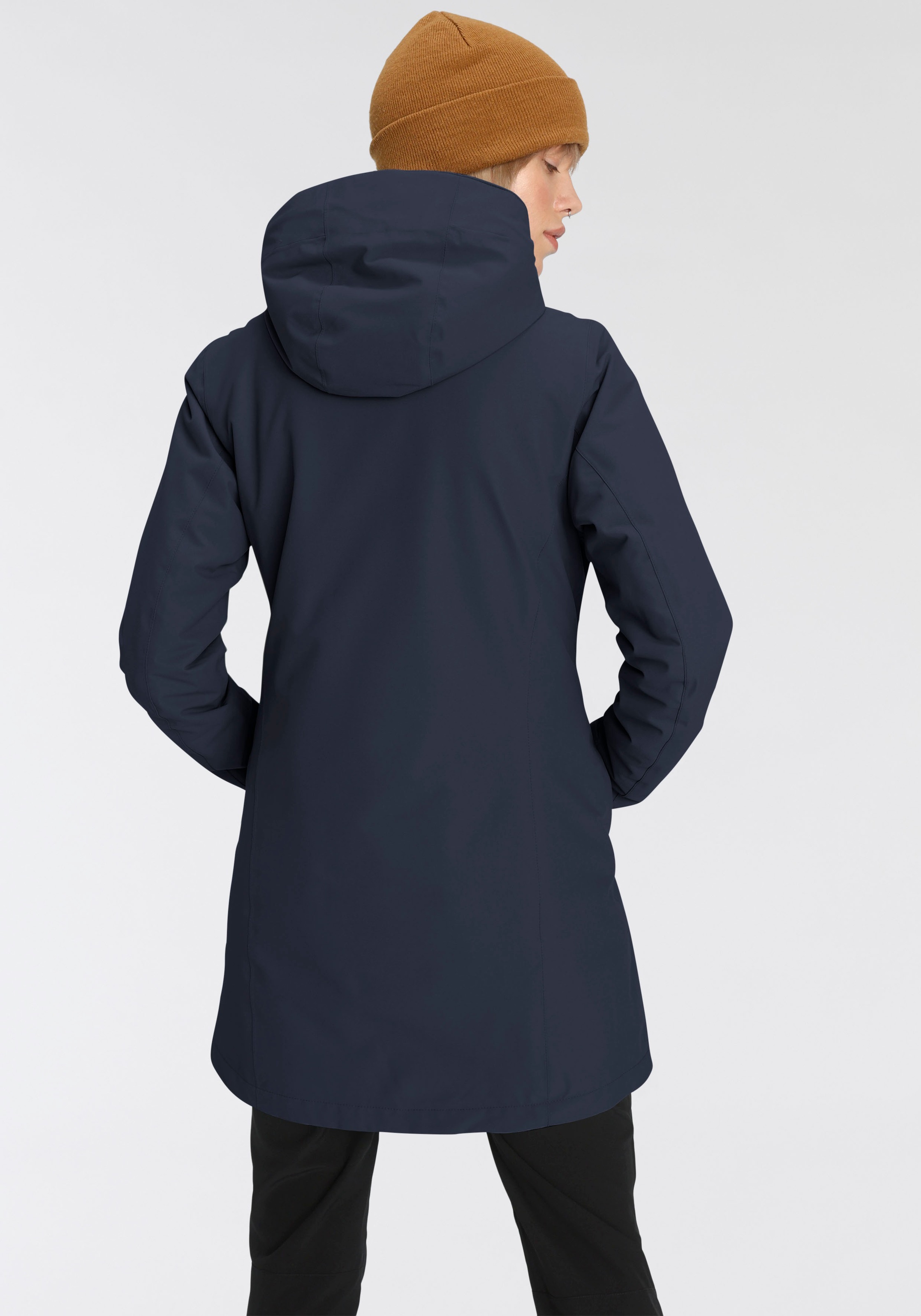 Jack Wolfskin Parka "KIOLA", mit Kapuze, Wärmend, winddicht, Übergangsjacke günstig online kaufen