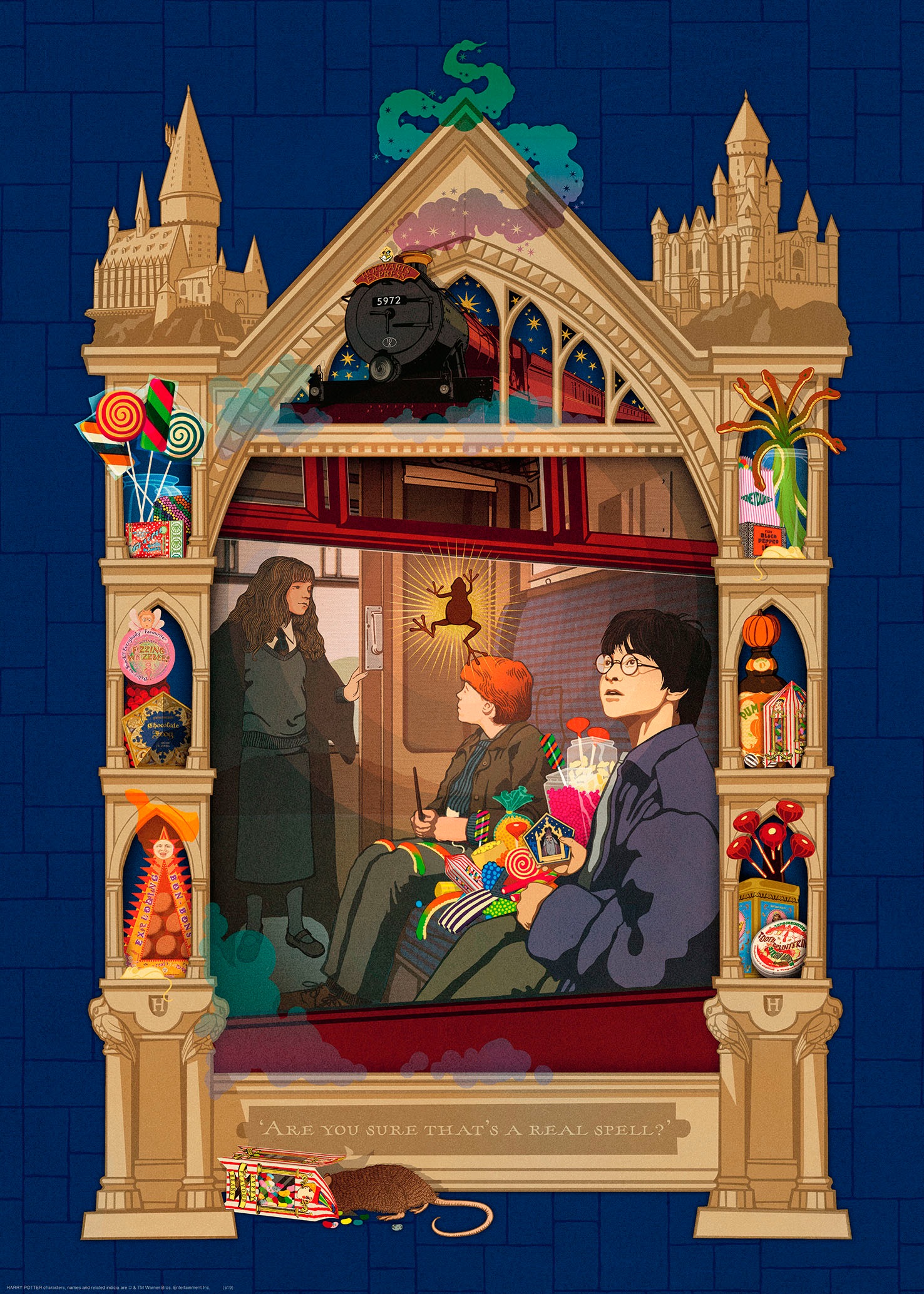 Ravensburger Puzzle »Harry Potter auf dem Weg nach Hogwarts«, Made in Germany