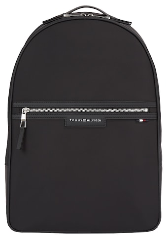 Cityrucksack »TH URBAN NYLON BACKPACK«, Reißverschluss-Vorderfach