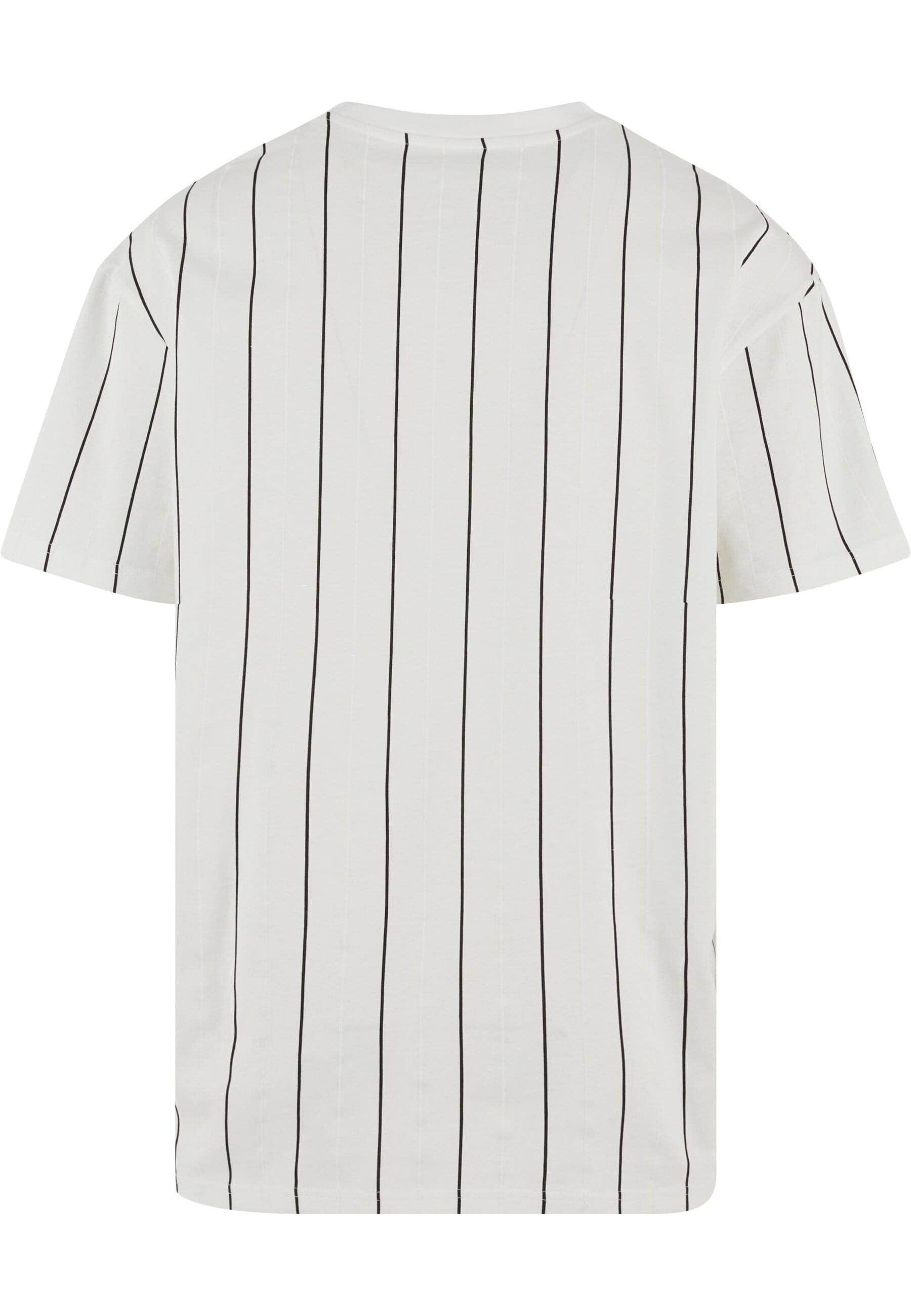 URBAN CLASSICS T-Shirt "Urban Classics Printed Pinstripe Tee" 1 Stk. günstig online kaufen