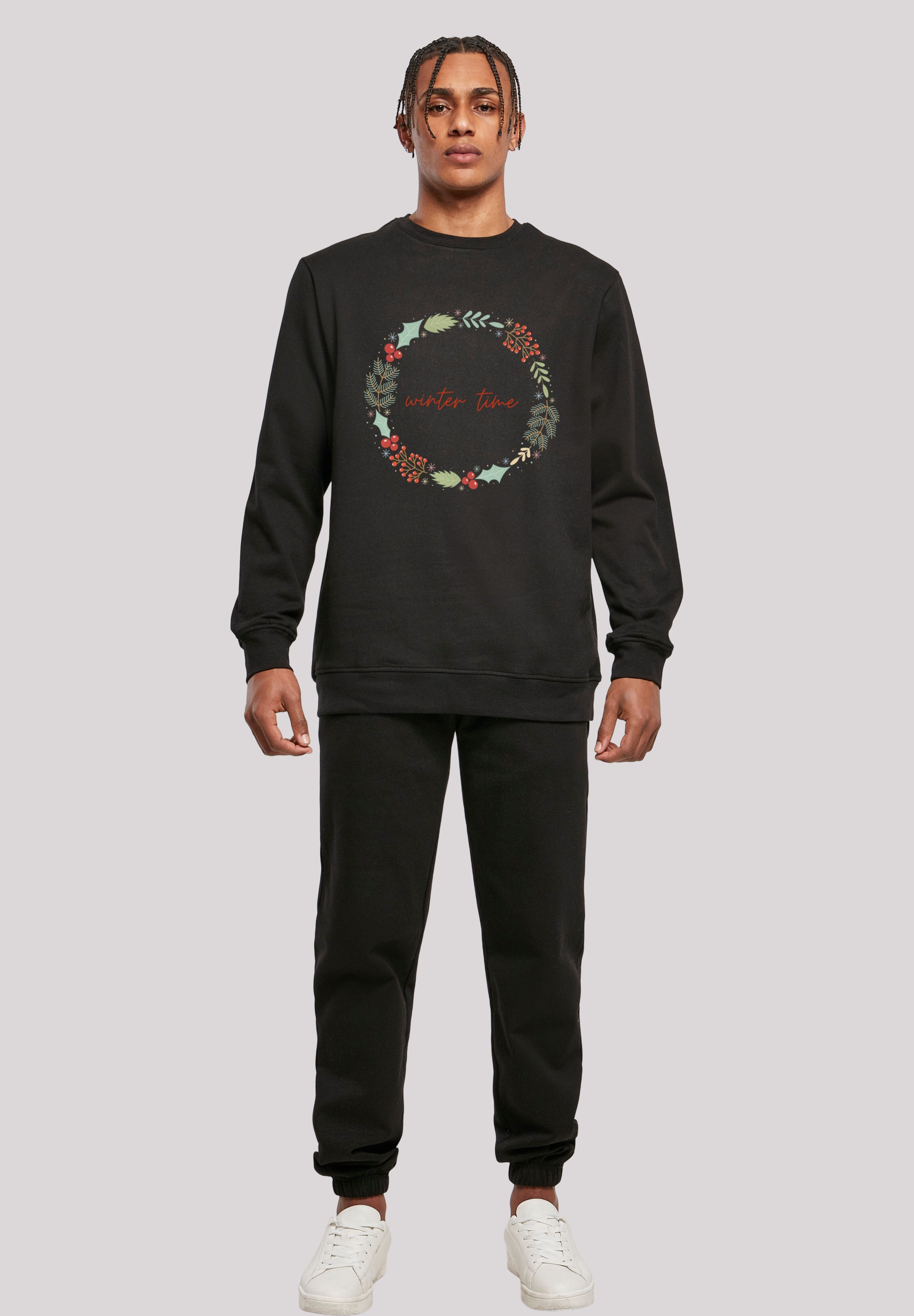 F4NT4STIC Kapuzenpullover »Winter Time« Print