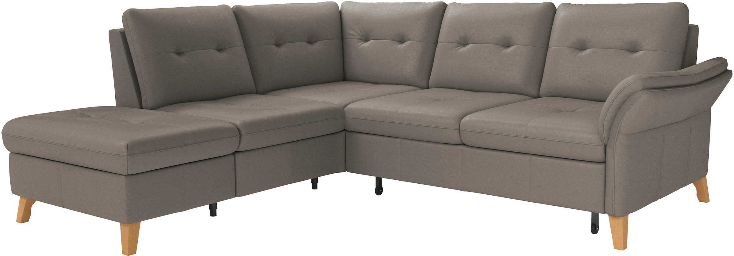 sit&more Ecksofa »Göteborg«, inkl. Sitztiefenverstellung, wahlweise mit Bettfunktion & Bettkasten