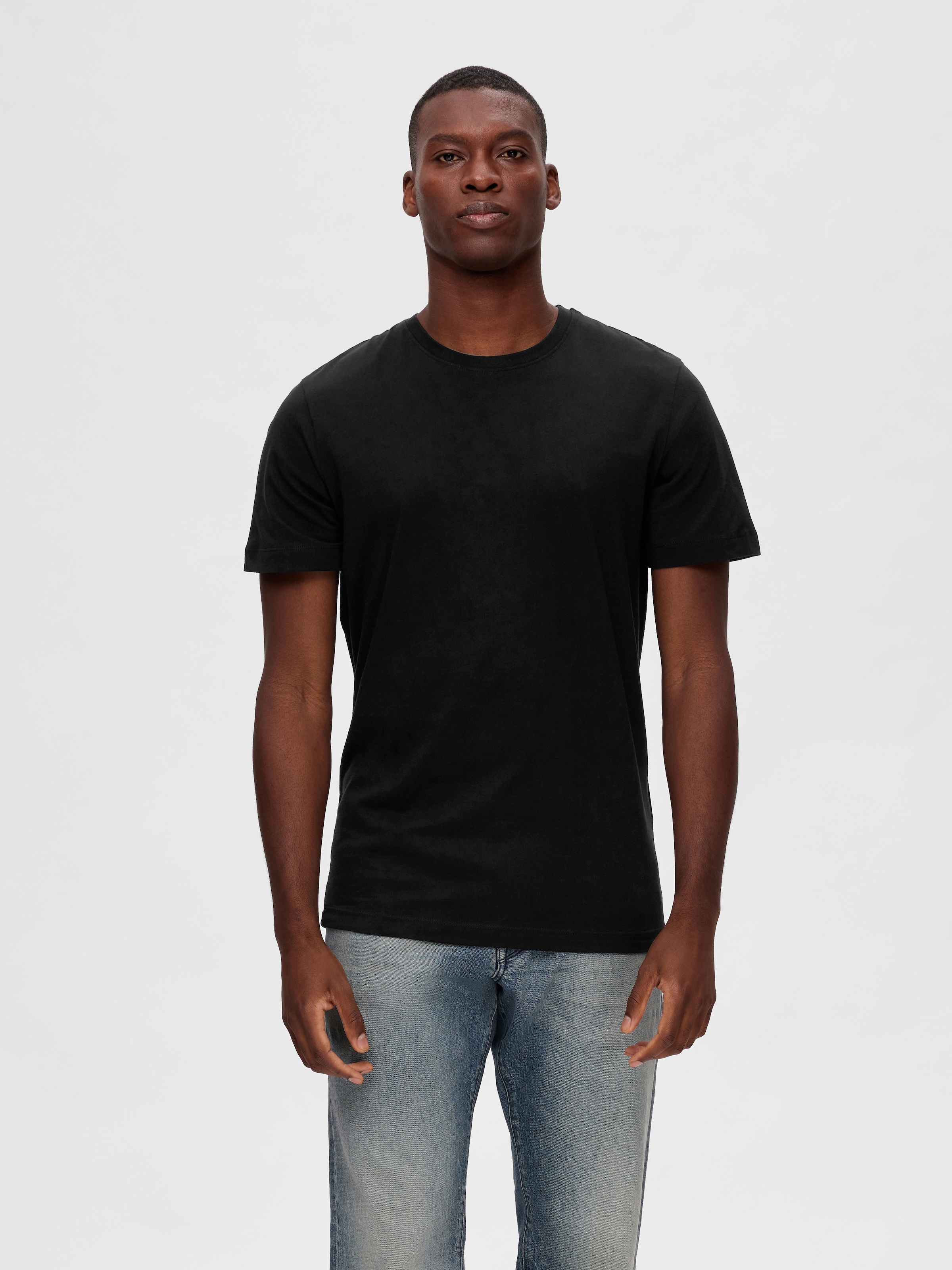 SELECTED HOMME Rundhalsshirt "SLHCORMAC SS O-NECK TEE 5 PACK NOOS", (Packun günstig online kaufen