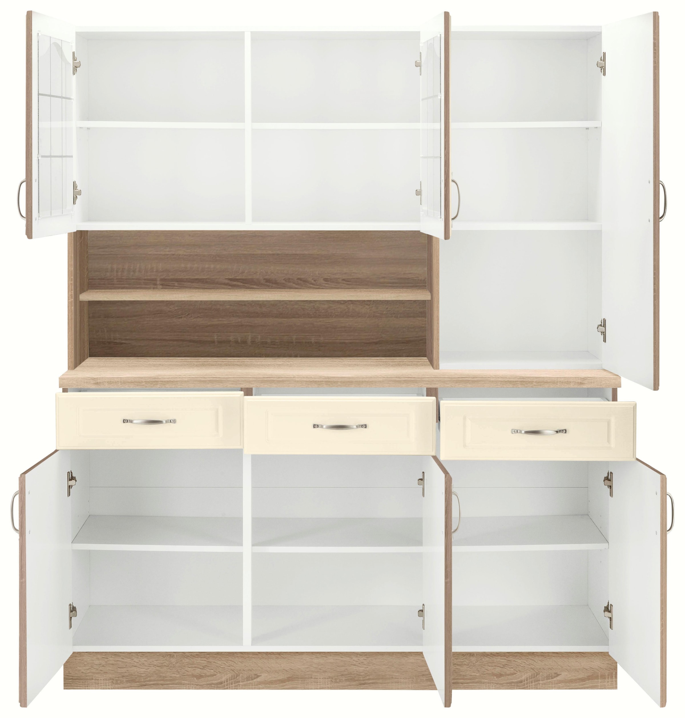 wiho Küchen Küchenbuffet »Linz«, 150 cm breit, in Landhaus-Optik