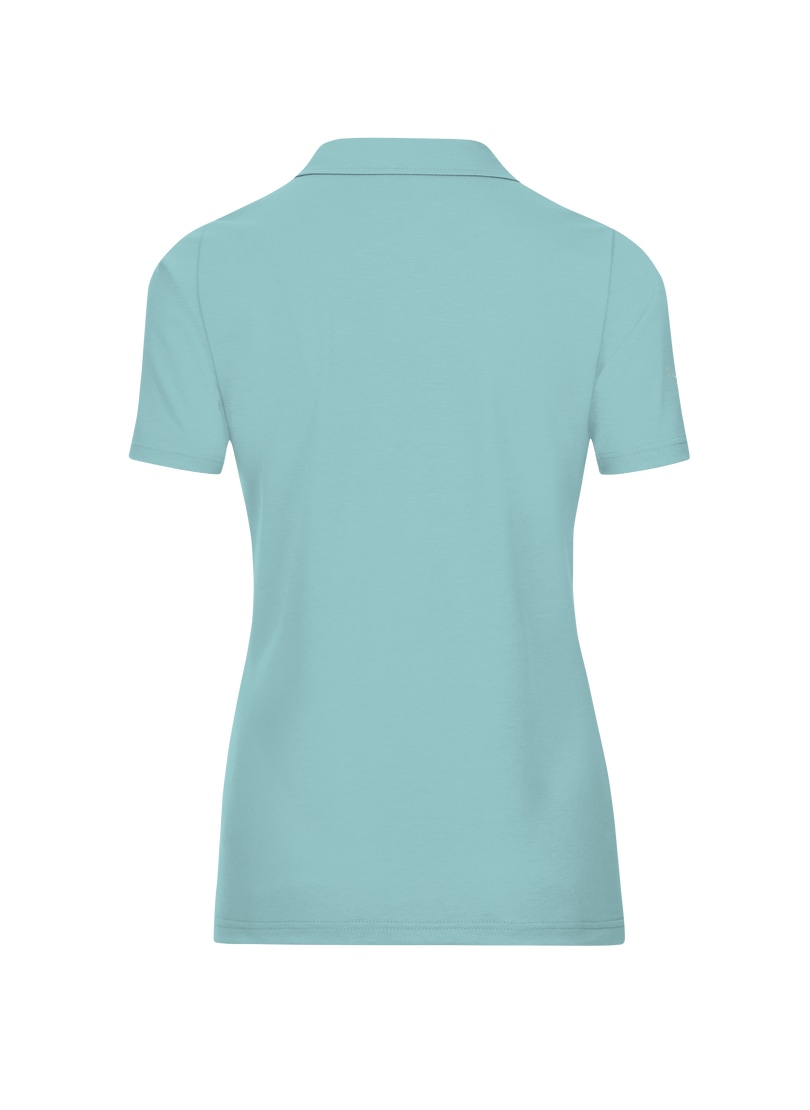Trigema Poloshirt »TRIGEMA Poloshirt aus Baumwolle mit Kristallsteinen«, (1 tlg.)