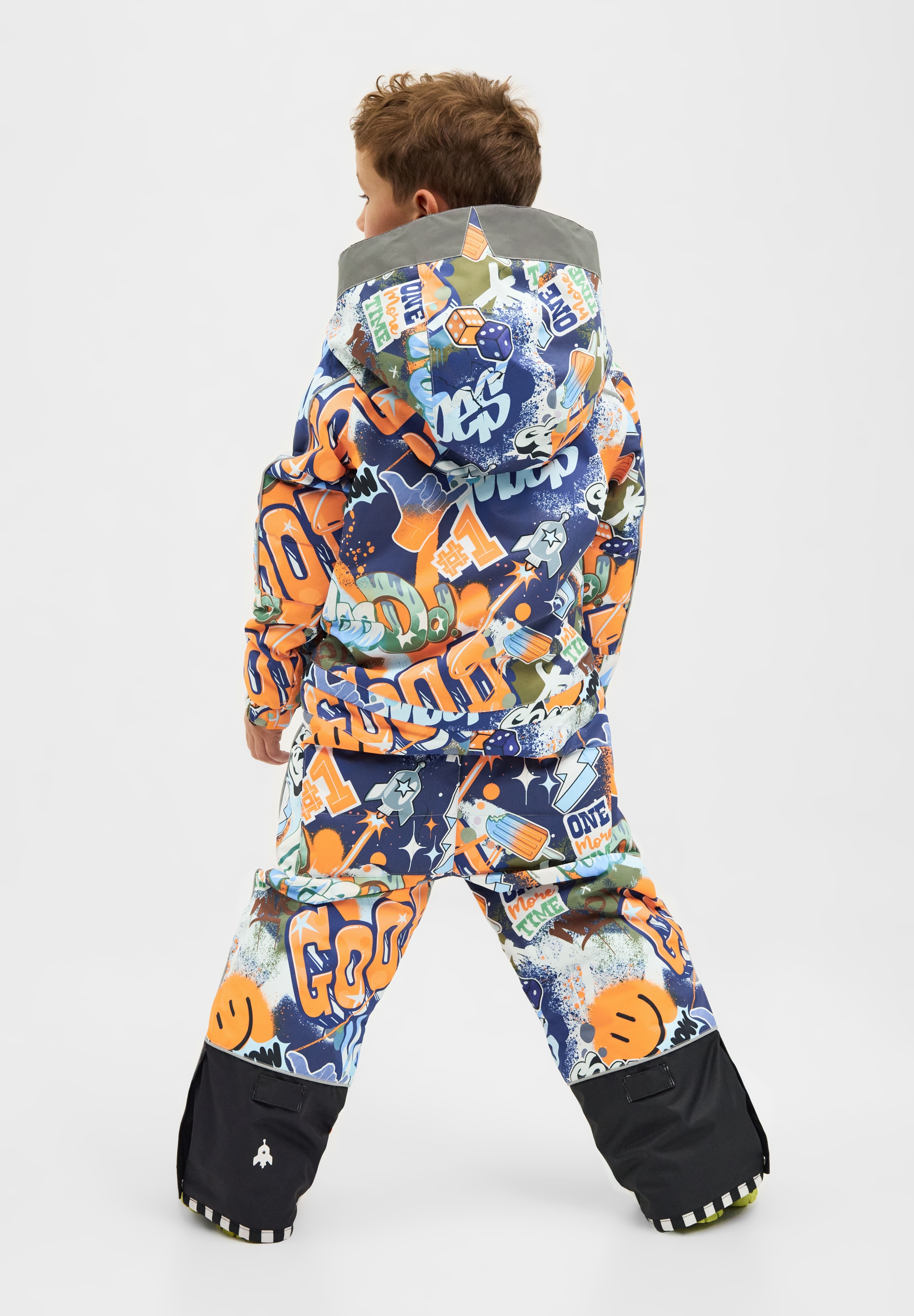 WeeDo Schneeoverall »COSMO SPRAYPRINT 26 Schneeanzug« Mitwachsender Schneeanzug