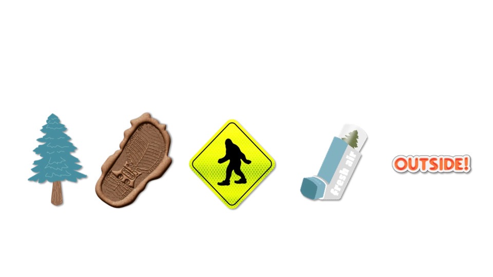 Crocs Schuhanstecker »Jibbitz™ Sasquatch Adventure«, Schuh Anstecker im Outdoor Look