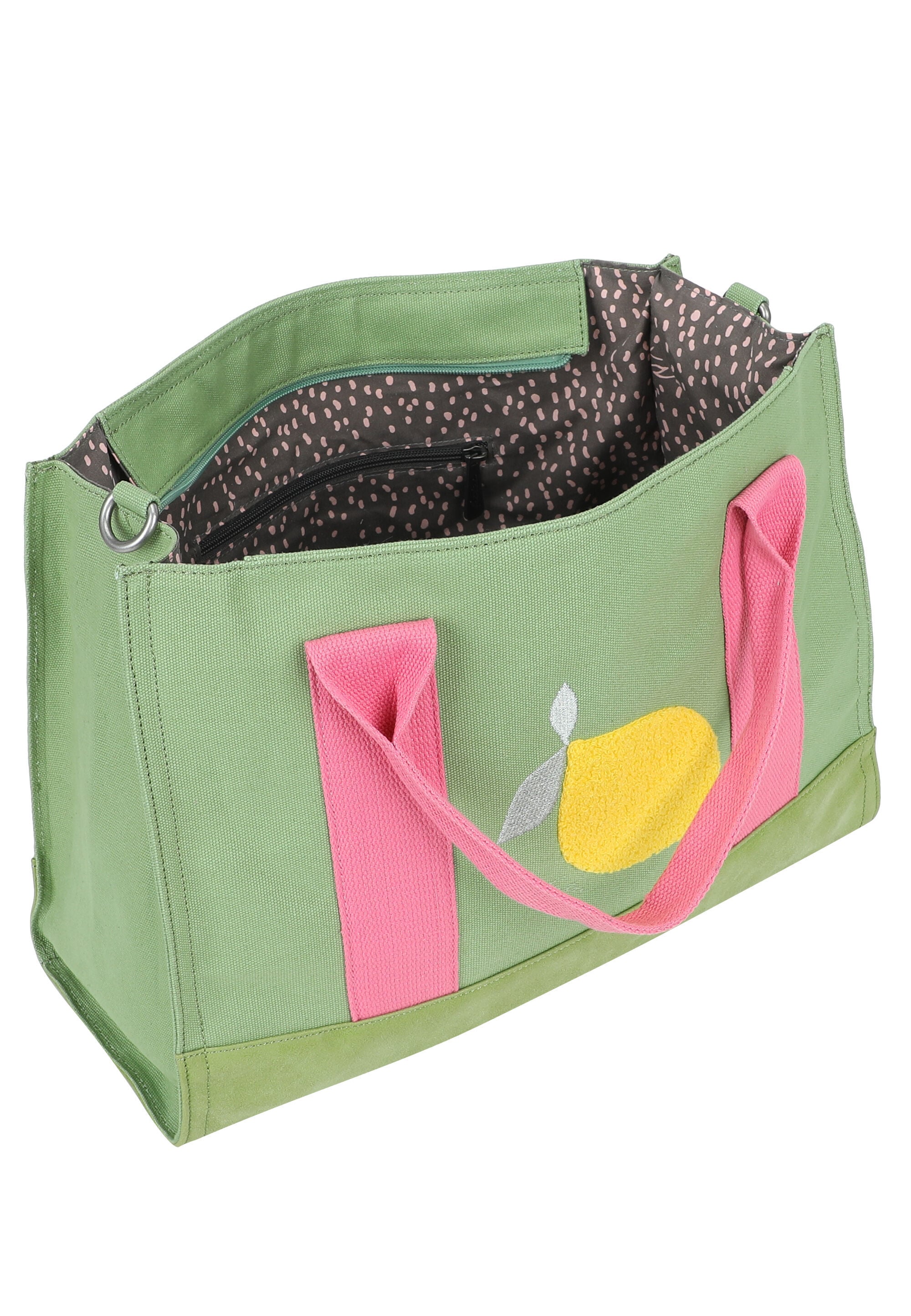 Fritzi aus Preußen Henkeltasche »Tote Bag Limited Squeezy Lemon« mit Zitronen-Motiv