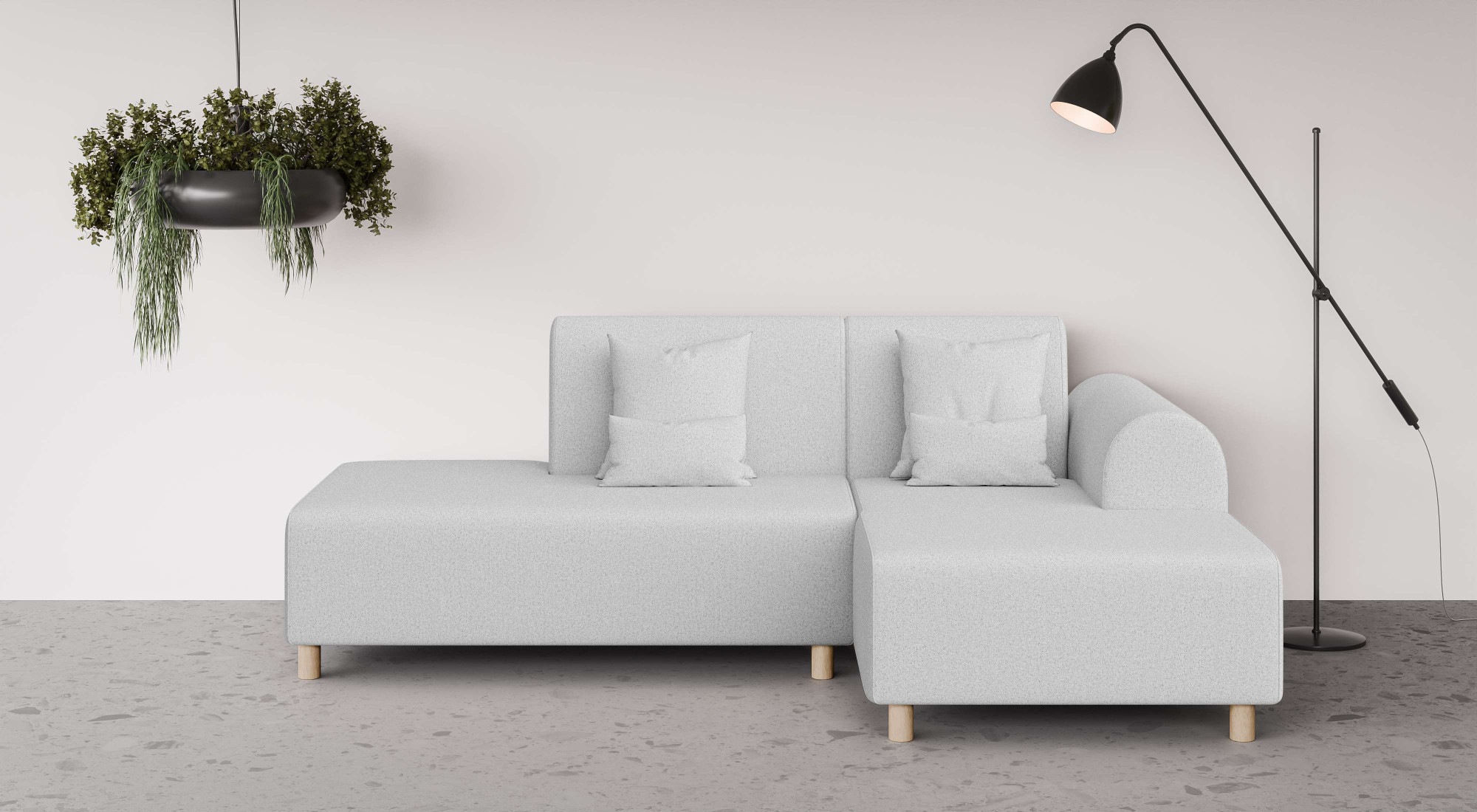 OTTO home Ecksofa "Suyala" L-Form mit Hocker günstig online kaufen