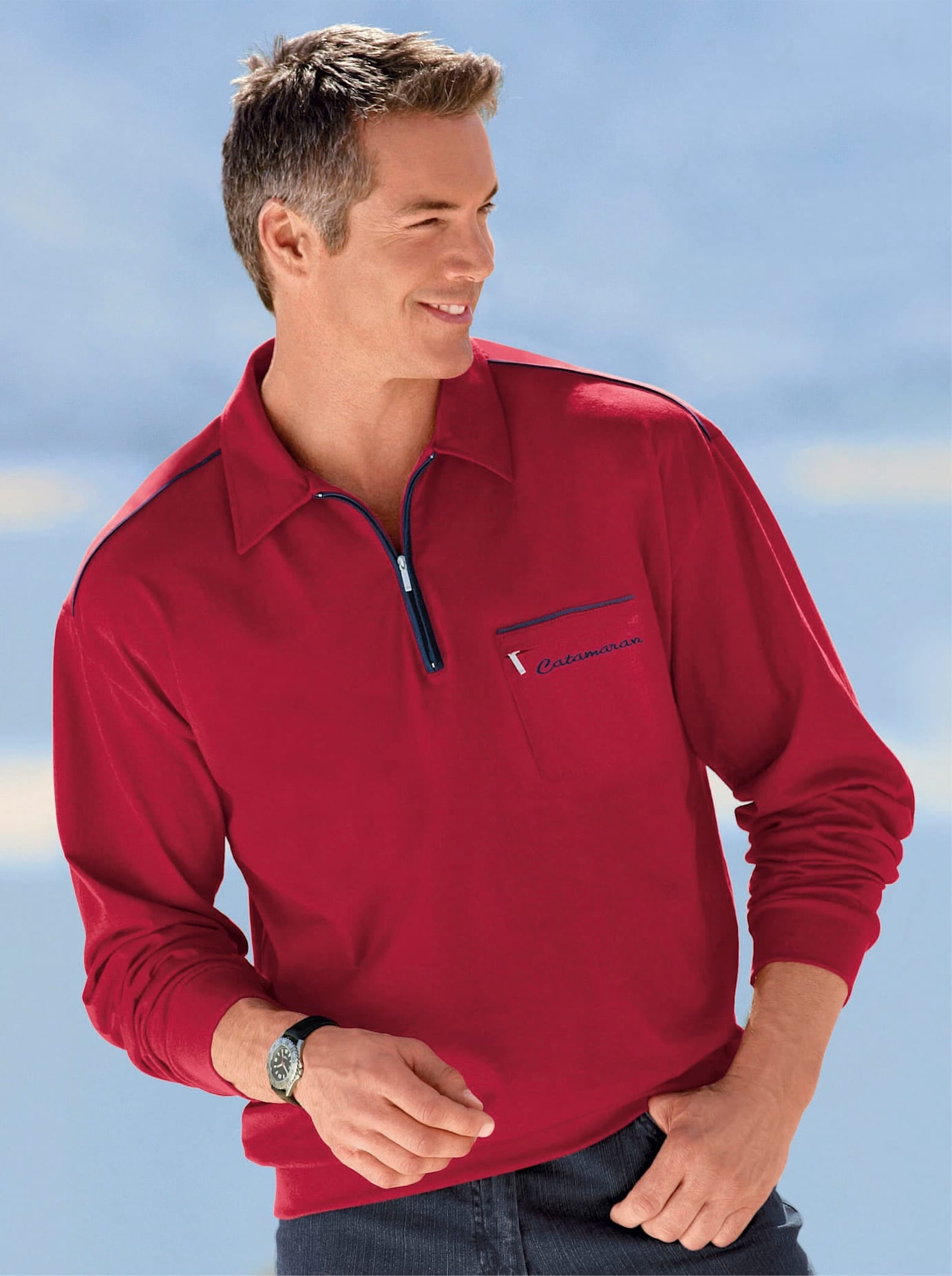 Poloshirt "Langarm-Poloshirt"