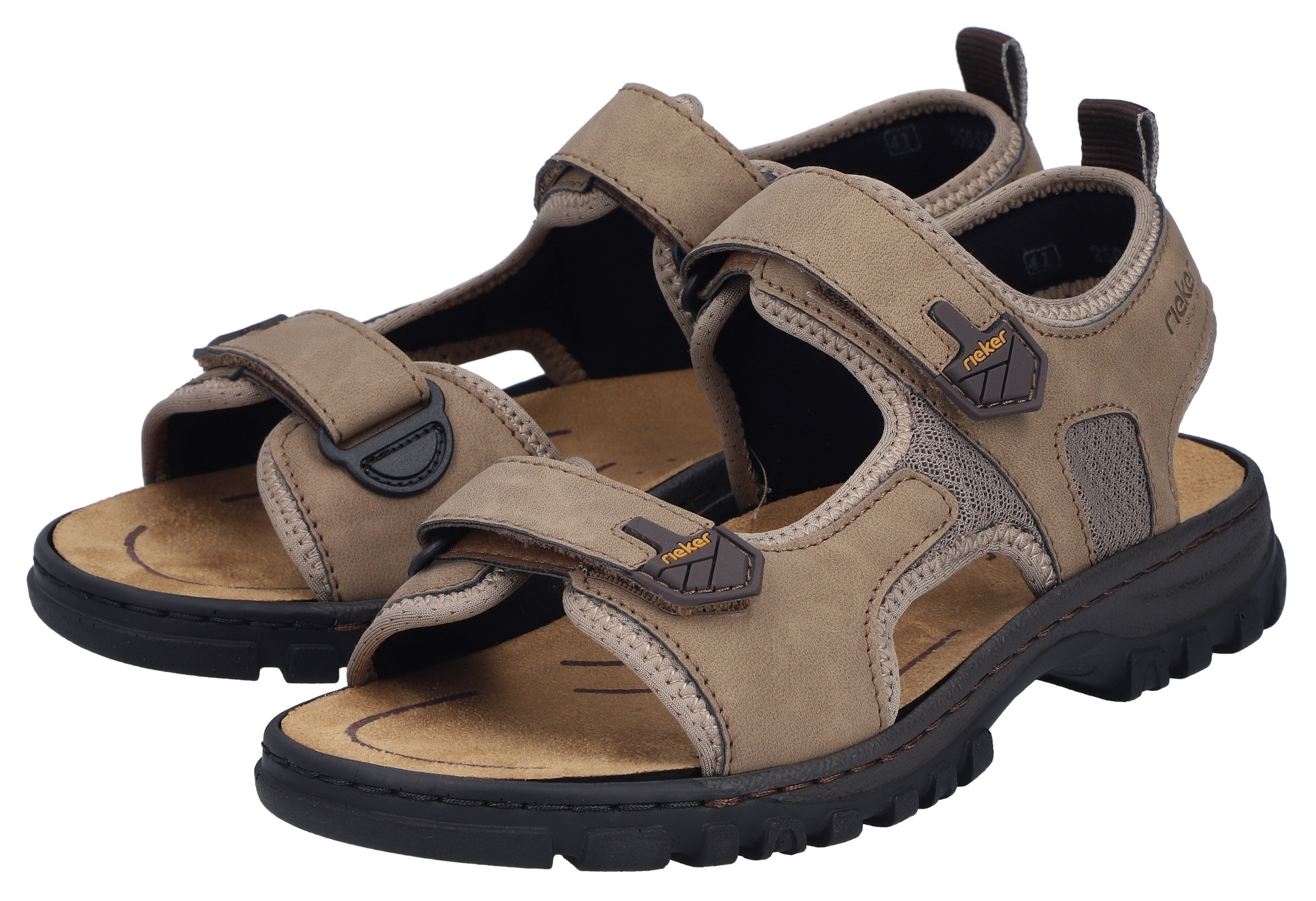 Rieker Sandale  Trekkingsandale, Outdoorsandale, Sommerschuh mit Klettriemchen