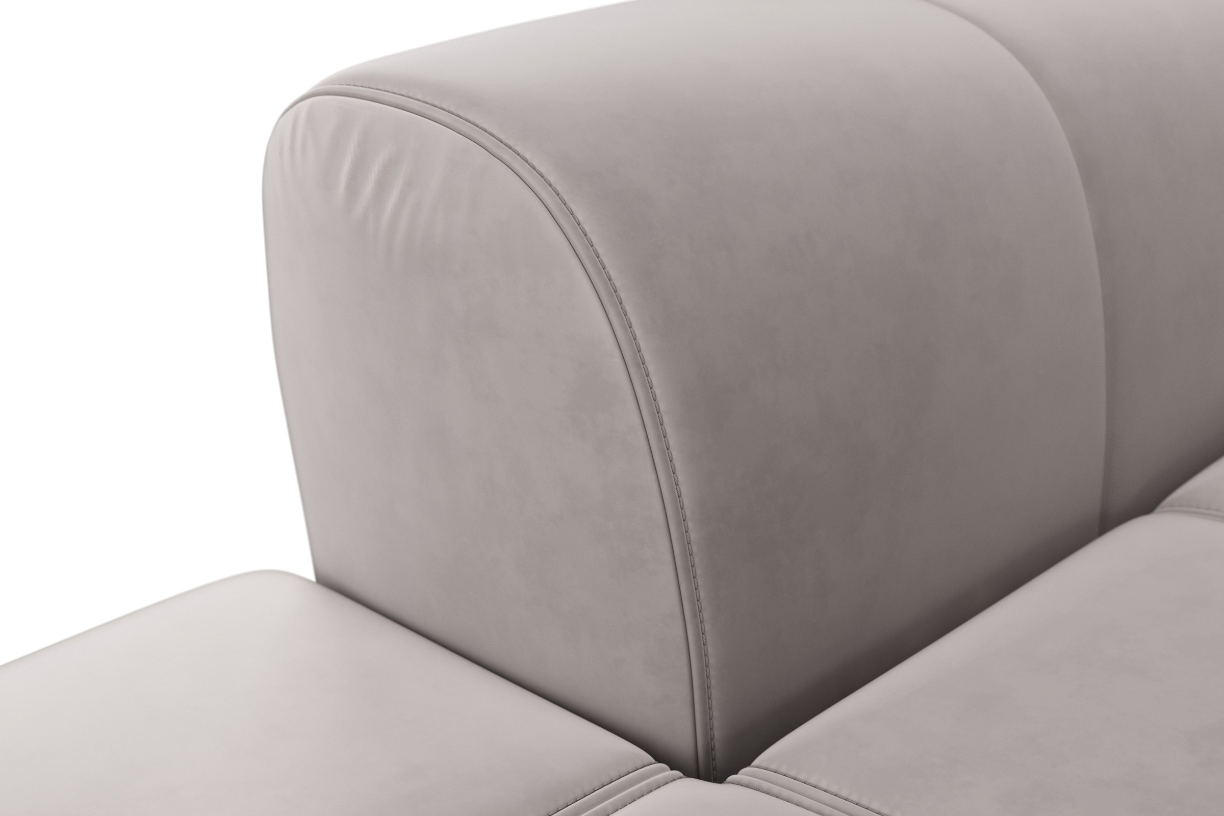 sit&more Wohnlandschaft »Bendigo U-Form«, inklusive Sitztiefenverstellung, Bodenfreiheit 15 cm, in 2 Fußfarben
