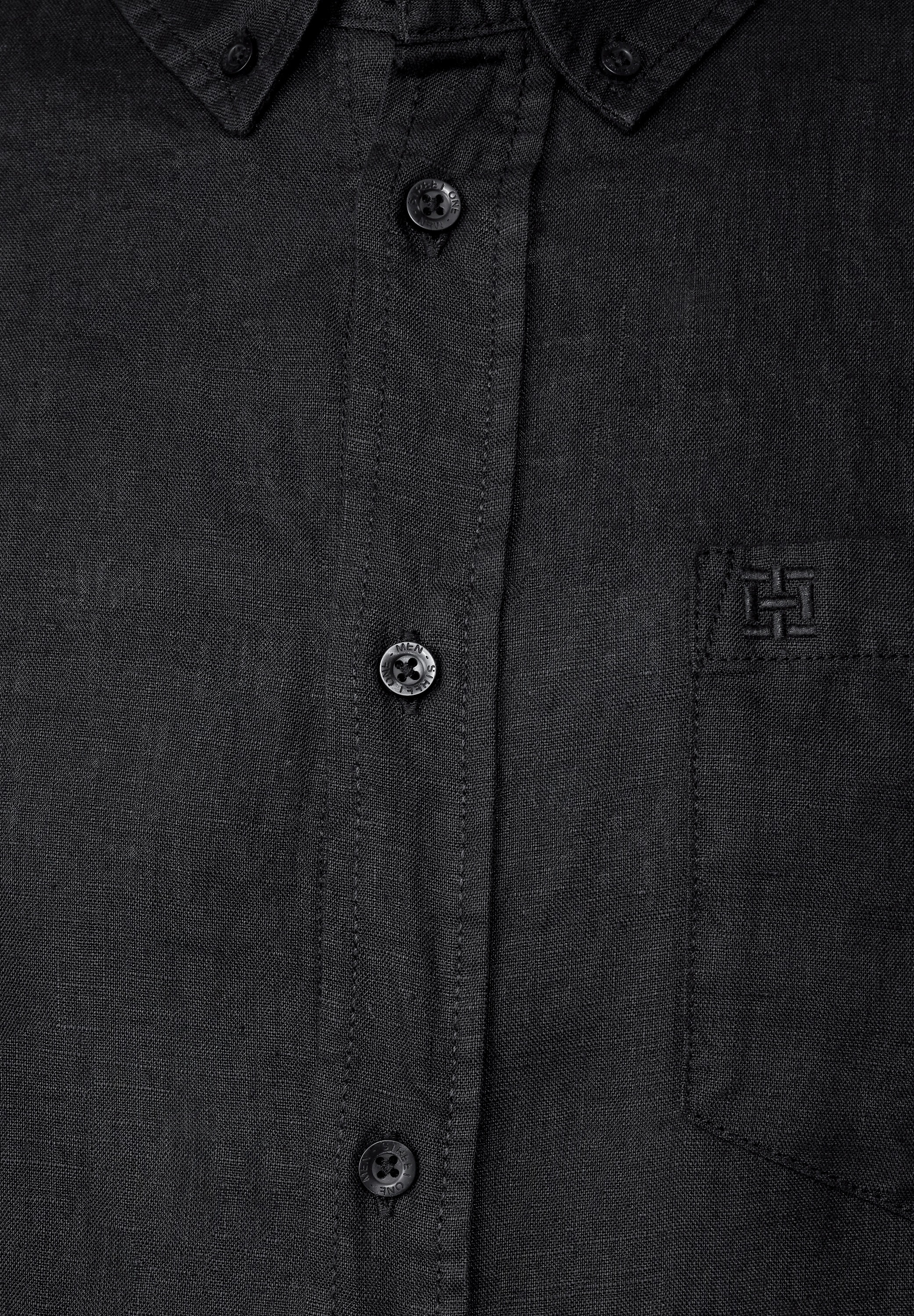 STREET ONE MEN Langarmhemd, soft und weich