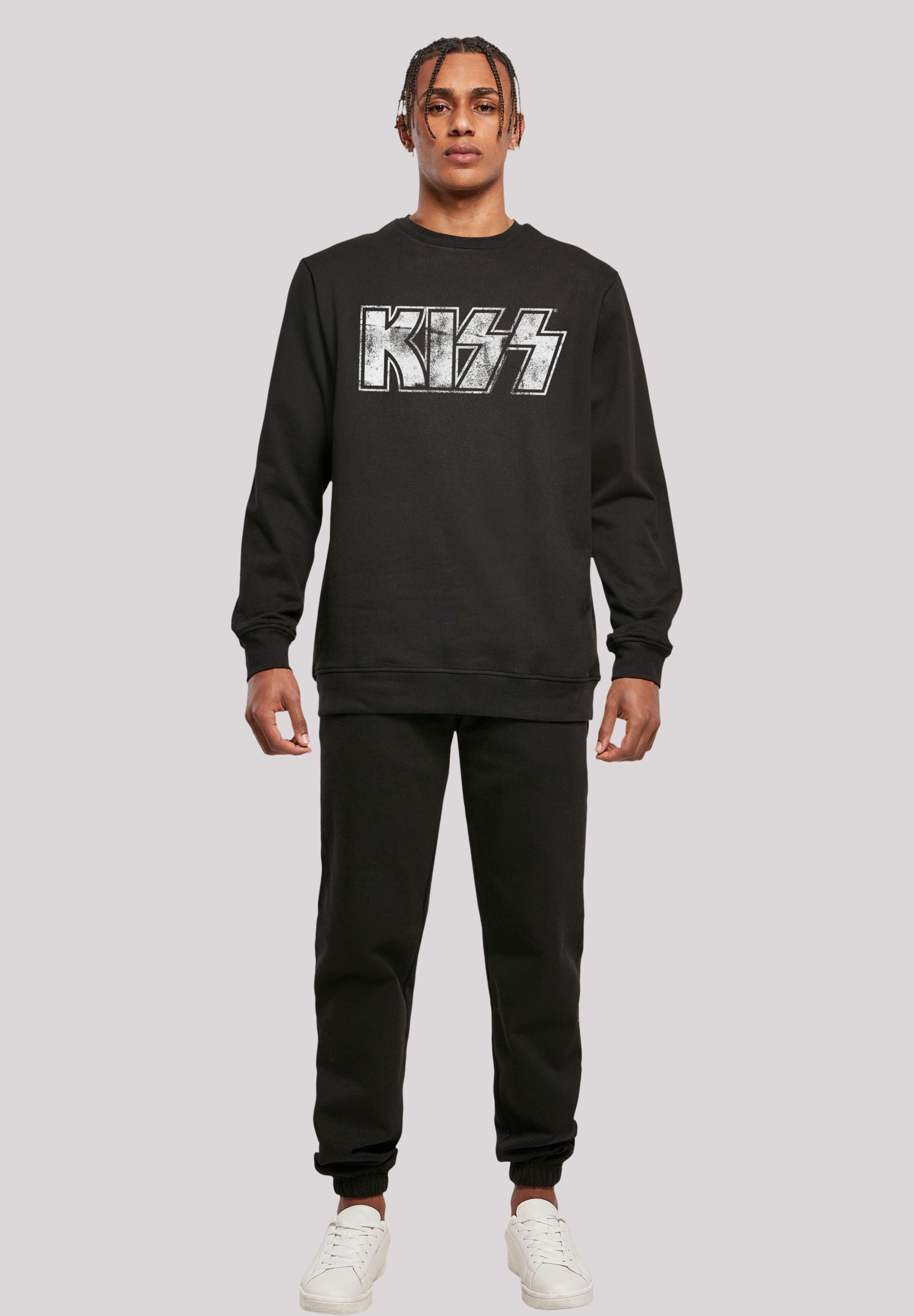F4NT4STIC Sweatshirt »Kiss Rock Band Vintage Logo«, Premium Qualität, Musik, By Rock Off