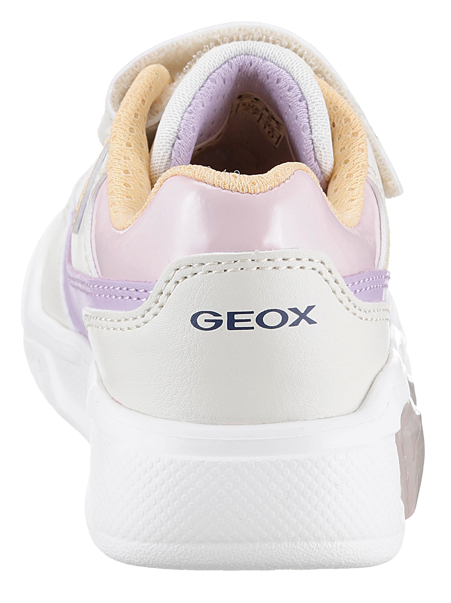 Geox Sneaker »Blinkschuh J ILLUMINUS GIRL«, im Pastell-Look, Freizeitschuh, Halbschuh, Schnürschuh