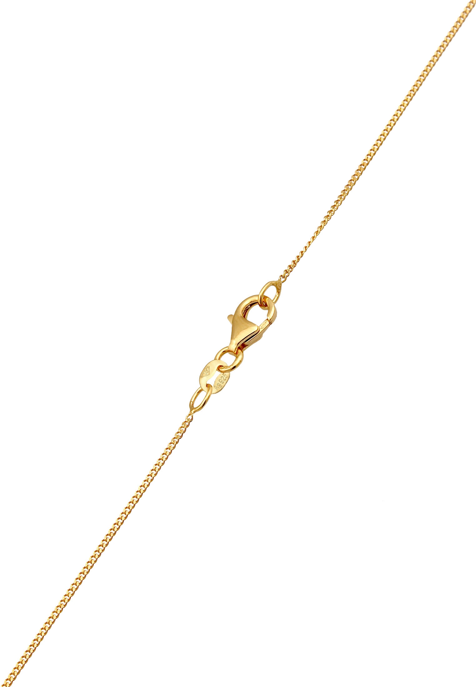 Elli Silberkette »Halskette Kleeblatt Zirkonia Weiß 925 Sterling Silber«