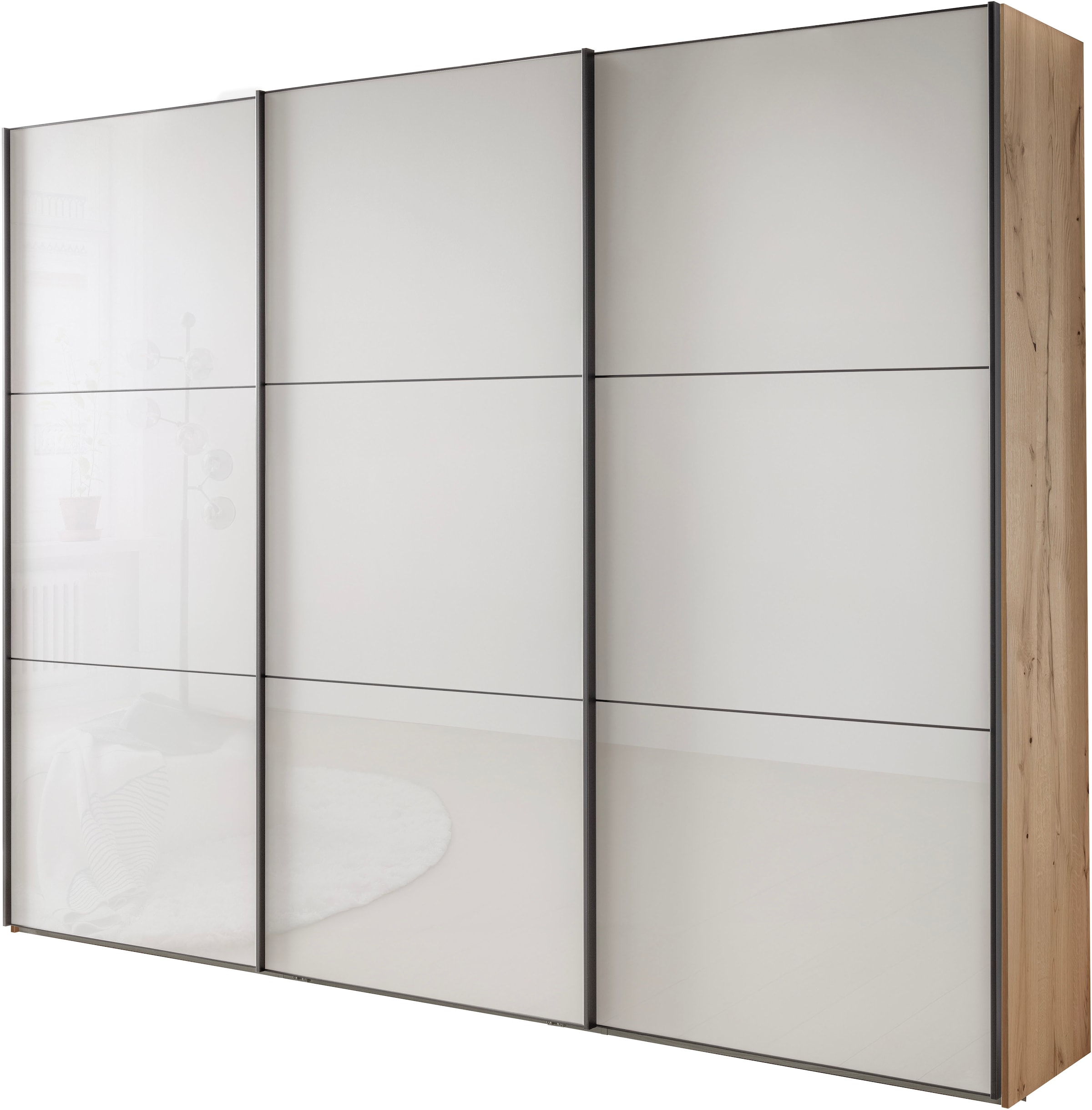 WIEMANN "Phoenix, Made in Germany, modernes Design, Highlight, Blickfang" Viele Farbkombinationen, in 4 Breiten und in 2 Höhen erhältlich, maximaler Staurraum, inkl.Einlegeböden, Wäscheböden u. Dämpfer