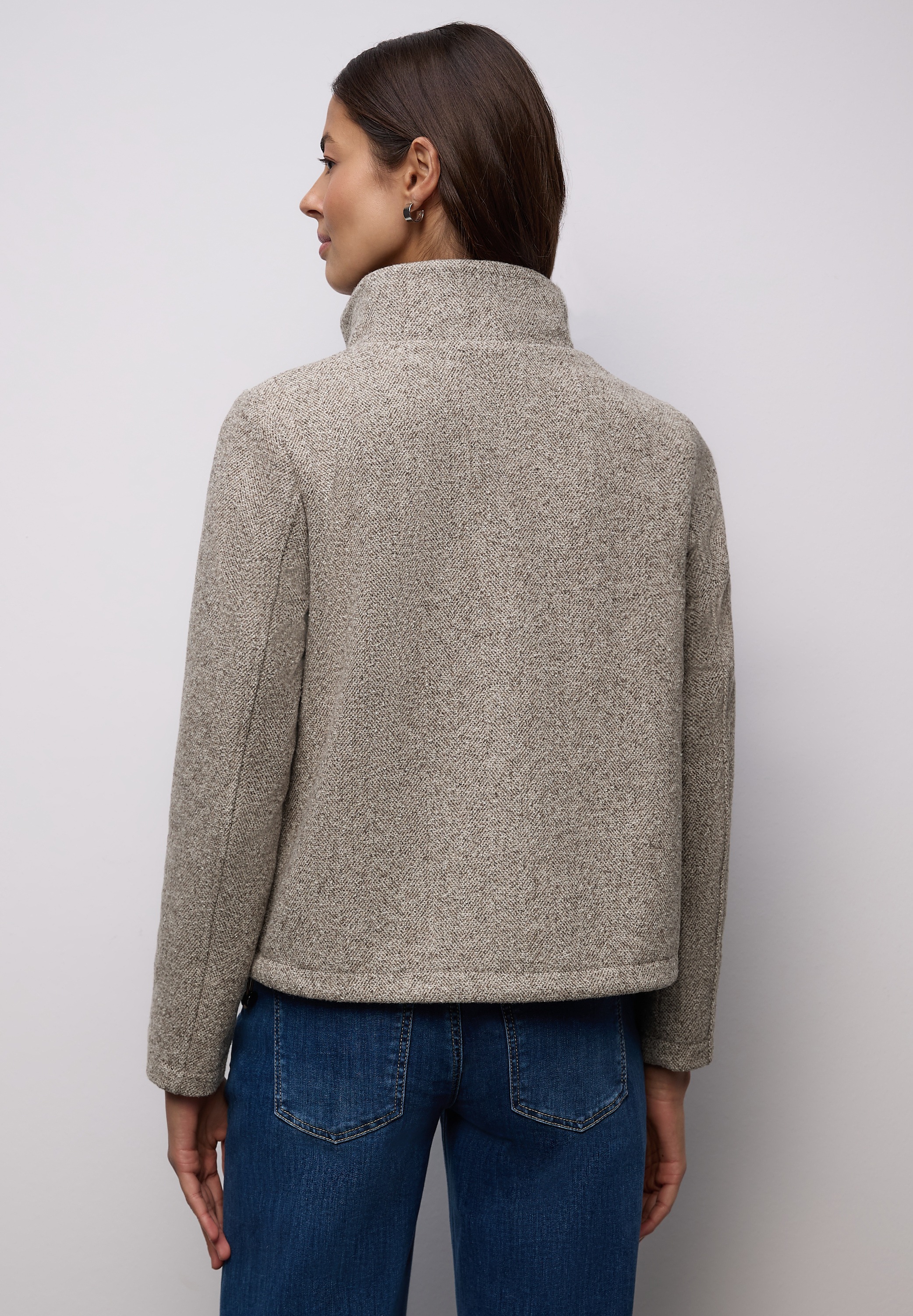 STREET ONE STUDIO Kurzjacke ohne Kapuze mit Tunnelzugsaum günstig online kaufen