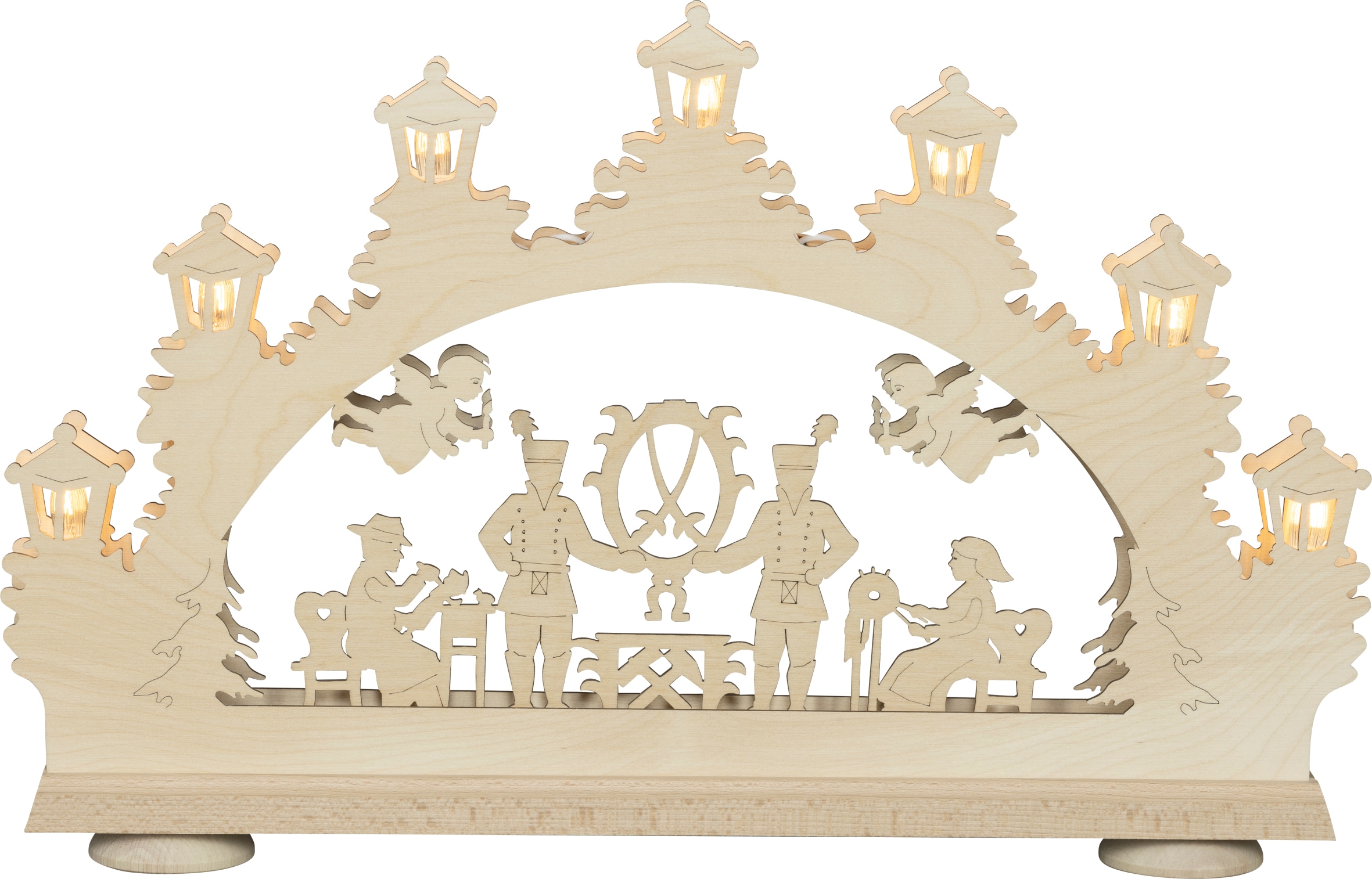 SAICO Original LED Schwibbogen "3D-Lichterbogen, Bergleute" Premium LED-Bel günstig online kaufen