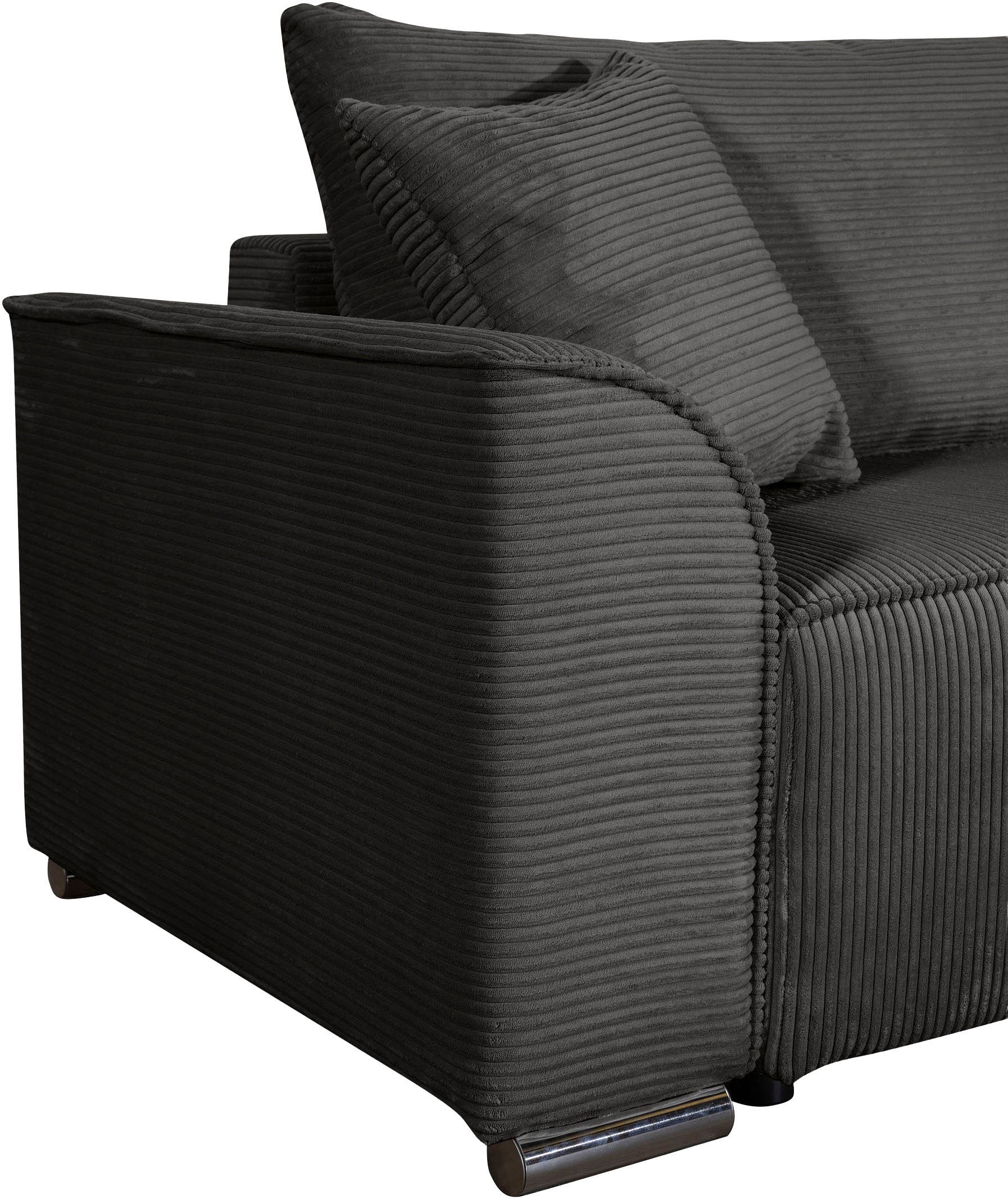COLLECTION AB Ecksofa »Sara Ecke« Eckfsofa,Bettfunktion,Bettkasten,Bonnelfederkern,wahlweise mit Topper