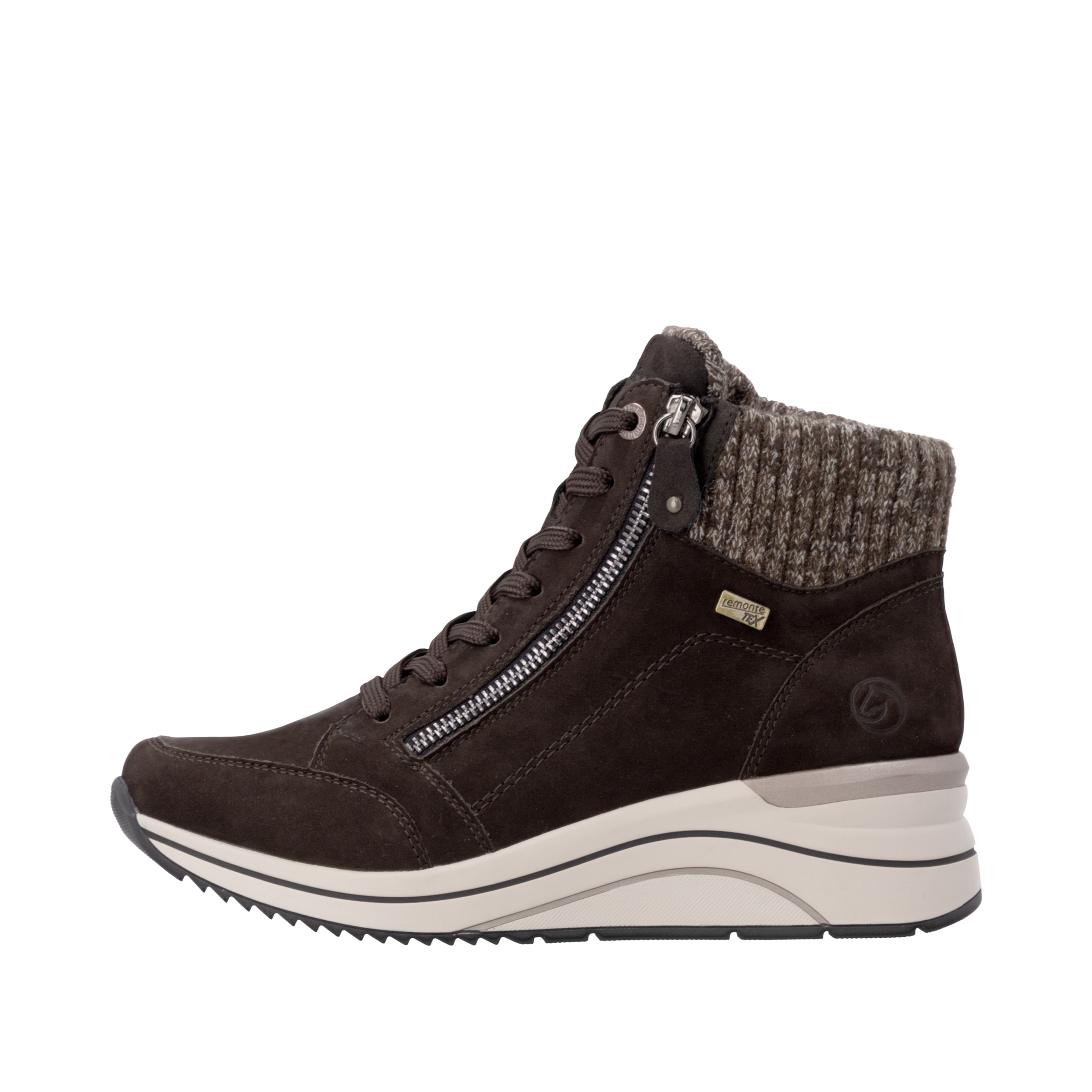 Remonte Keilstiefelette  Keilboots, Schnürstiefelette mit wasserabweisender TEX-Membrane