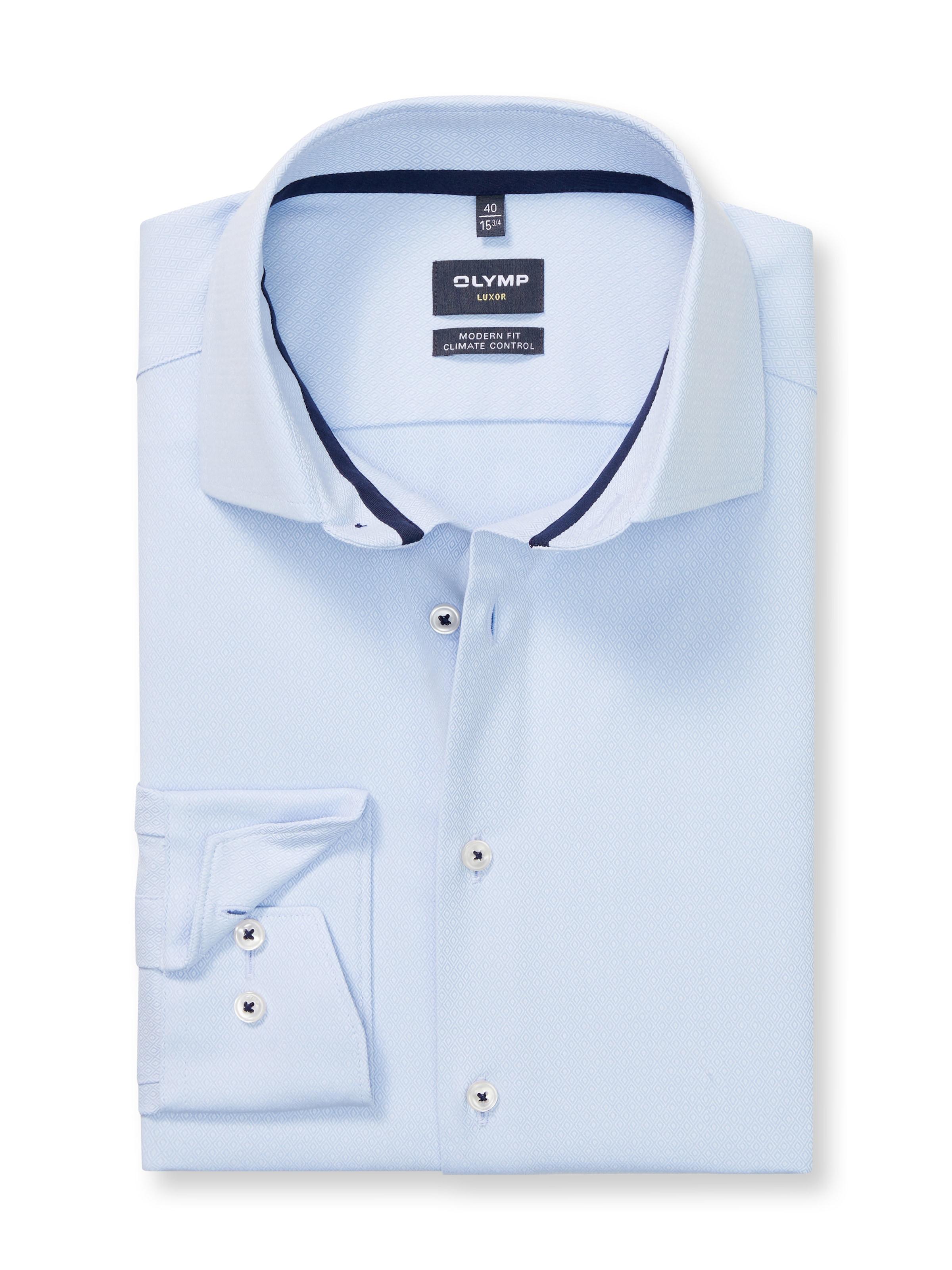 OLYMP Langarmhemd "Luxor" Climate Control, modern fit, Businesshemd, Global günstig online kaufen