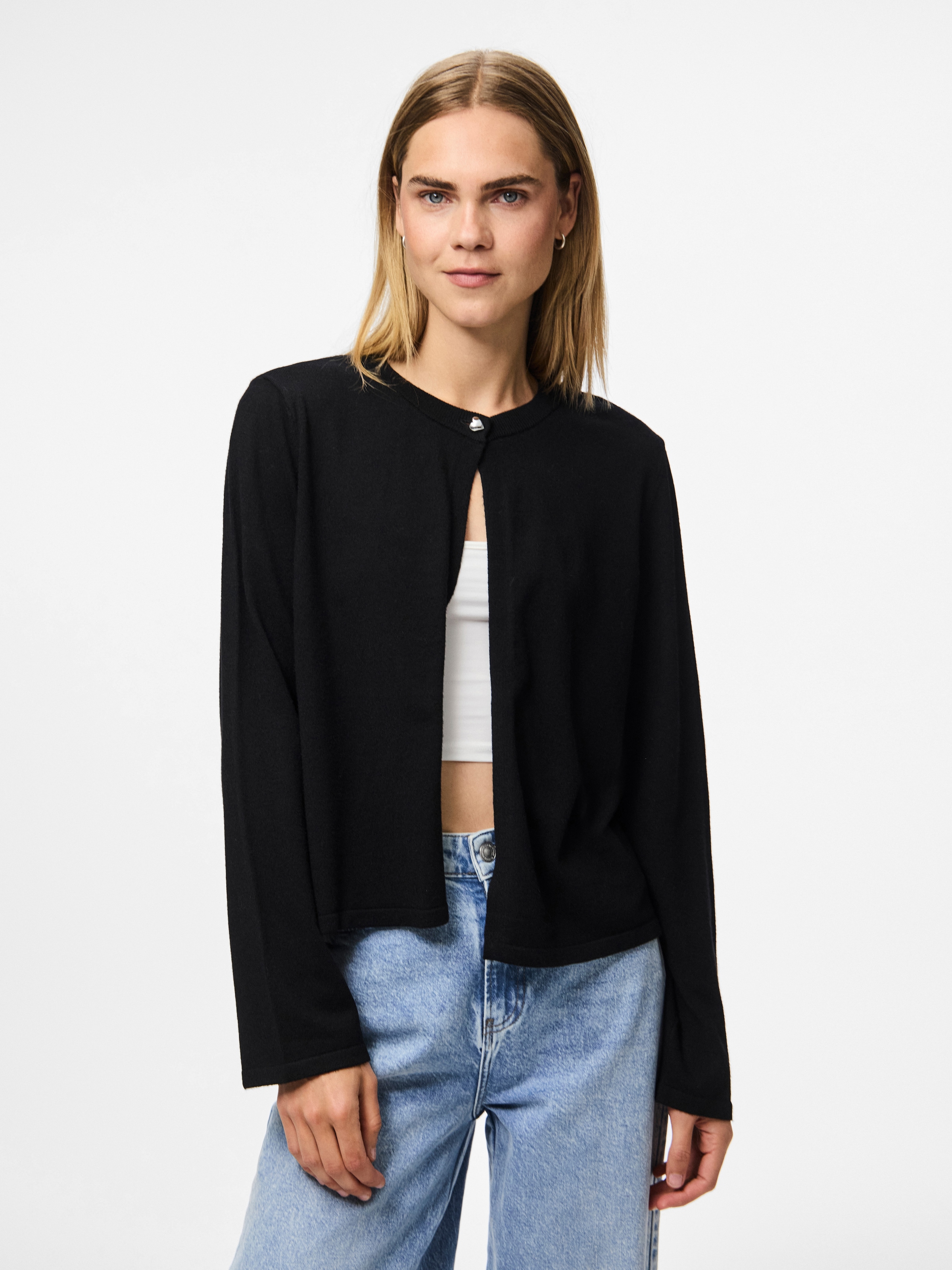 pieces Strickjacke "PCORINA LS O-NECK KNIT CARDIGAN PWP BC" günstig online kaufen