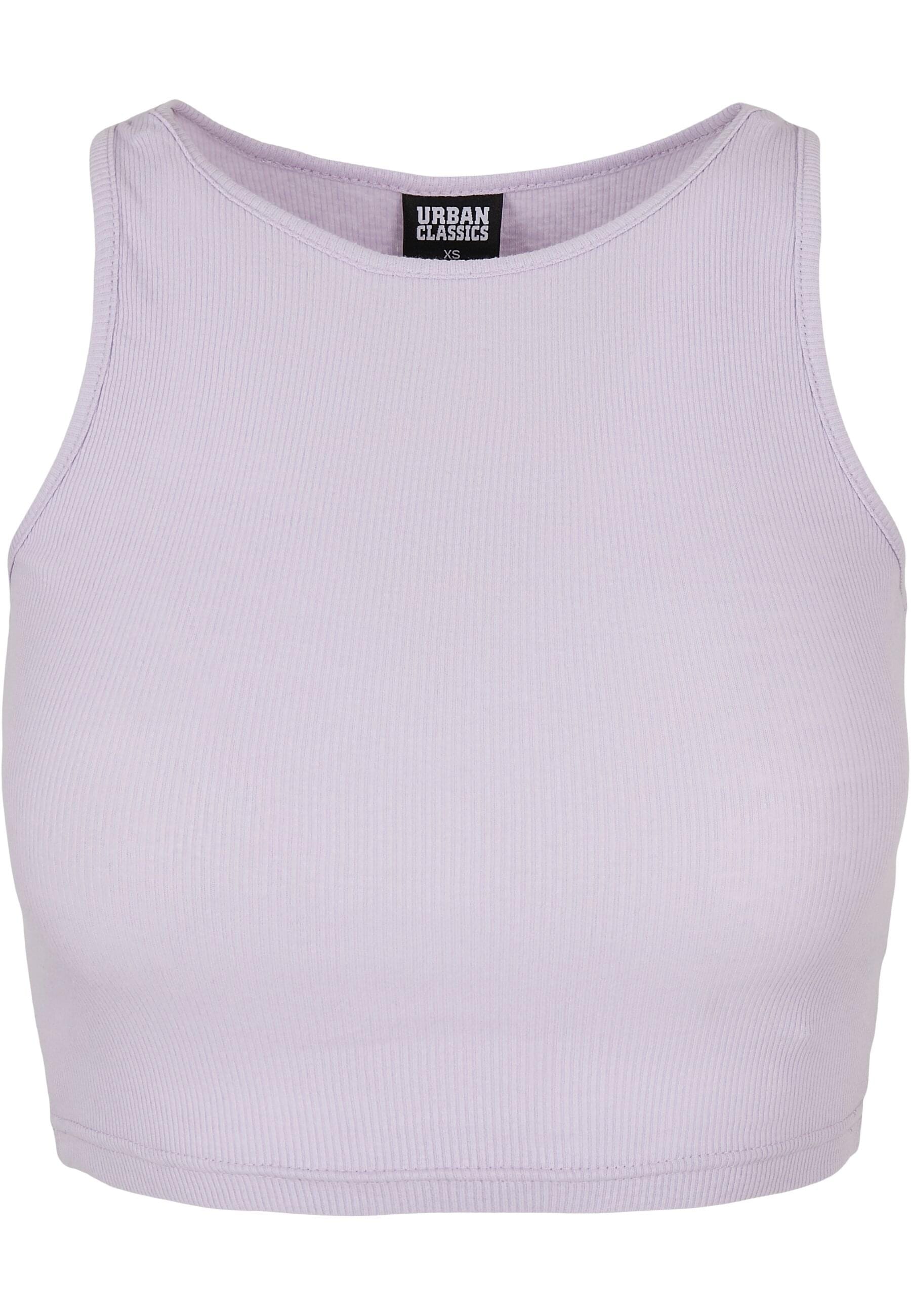 URBAN CLASSICS Muskelshirt "Urban Classics Damen Ladies Cropped Rib Top" 1 günstig online kaufen